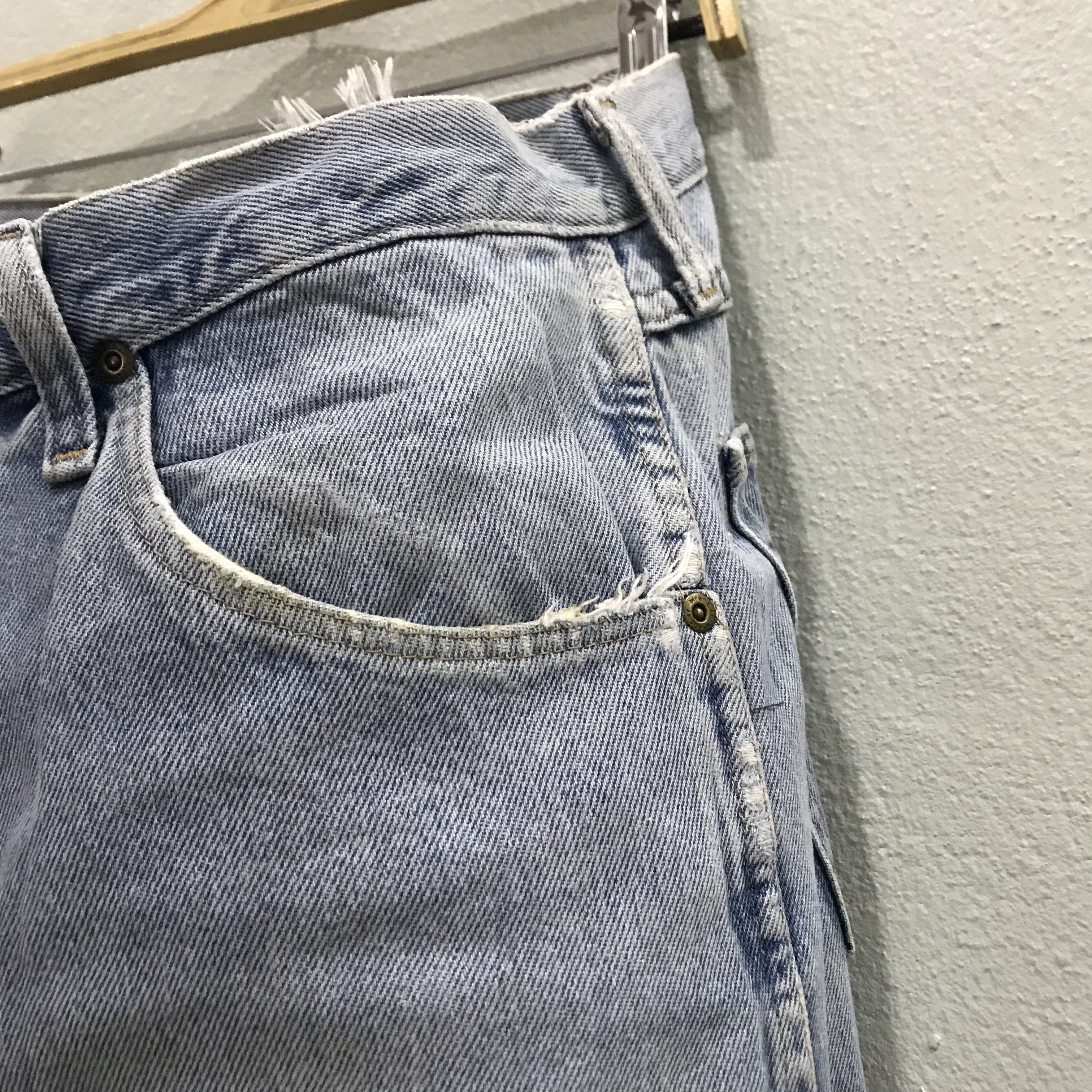 Wrangler Vintage 90s Wrangler Light Wash High Waist Wide Leg Size US 36 / EU 52 - 10 Thumbnail