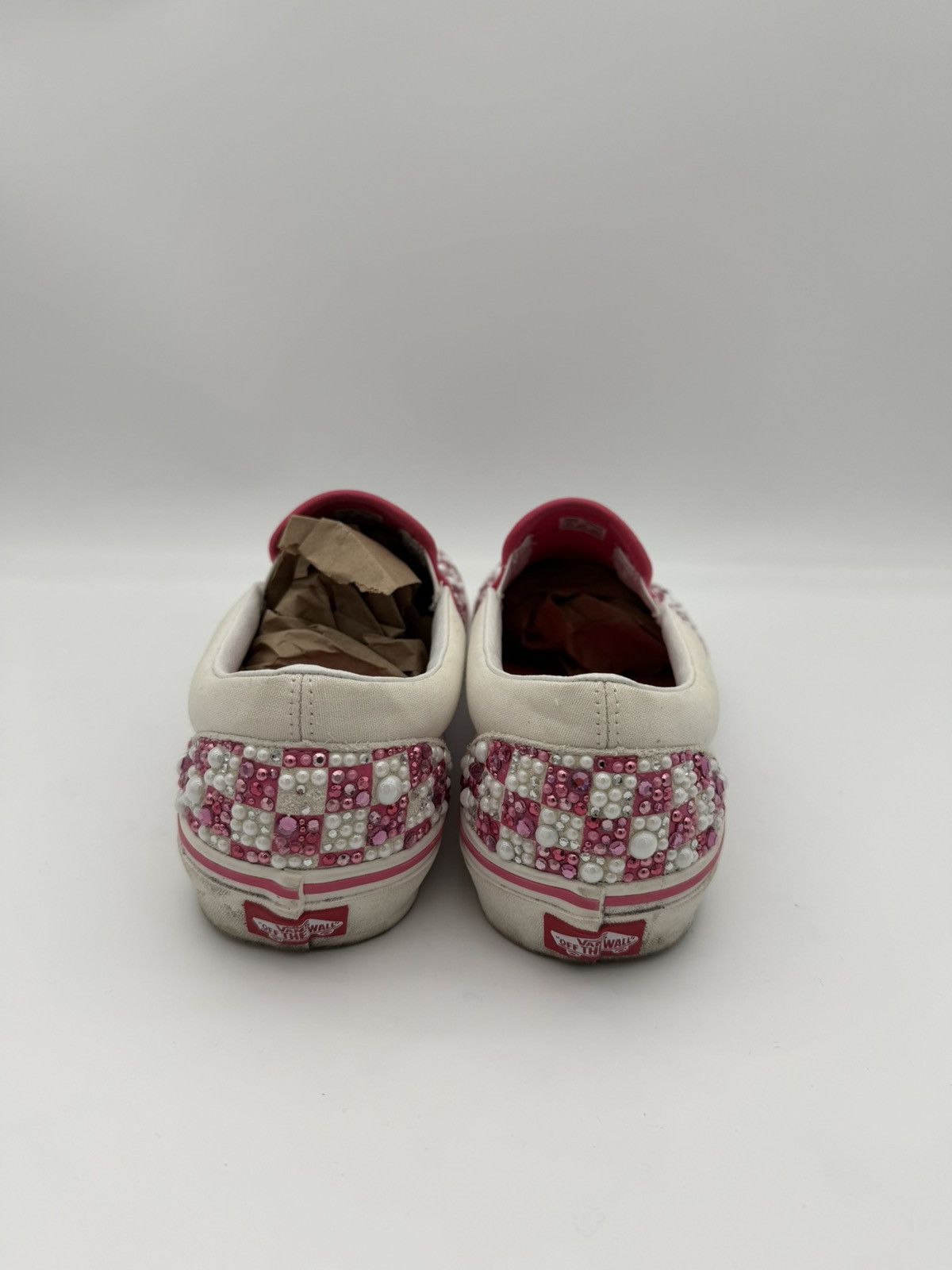 Vans Friends and Family Vans x Mattias Gollin Pink Vans Slip Ons Size US 13 / EU 46 - 6 Thumbnail