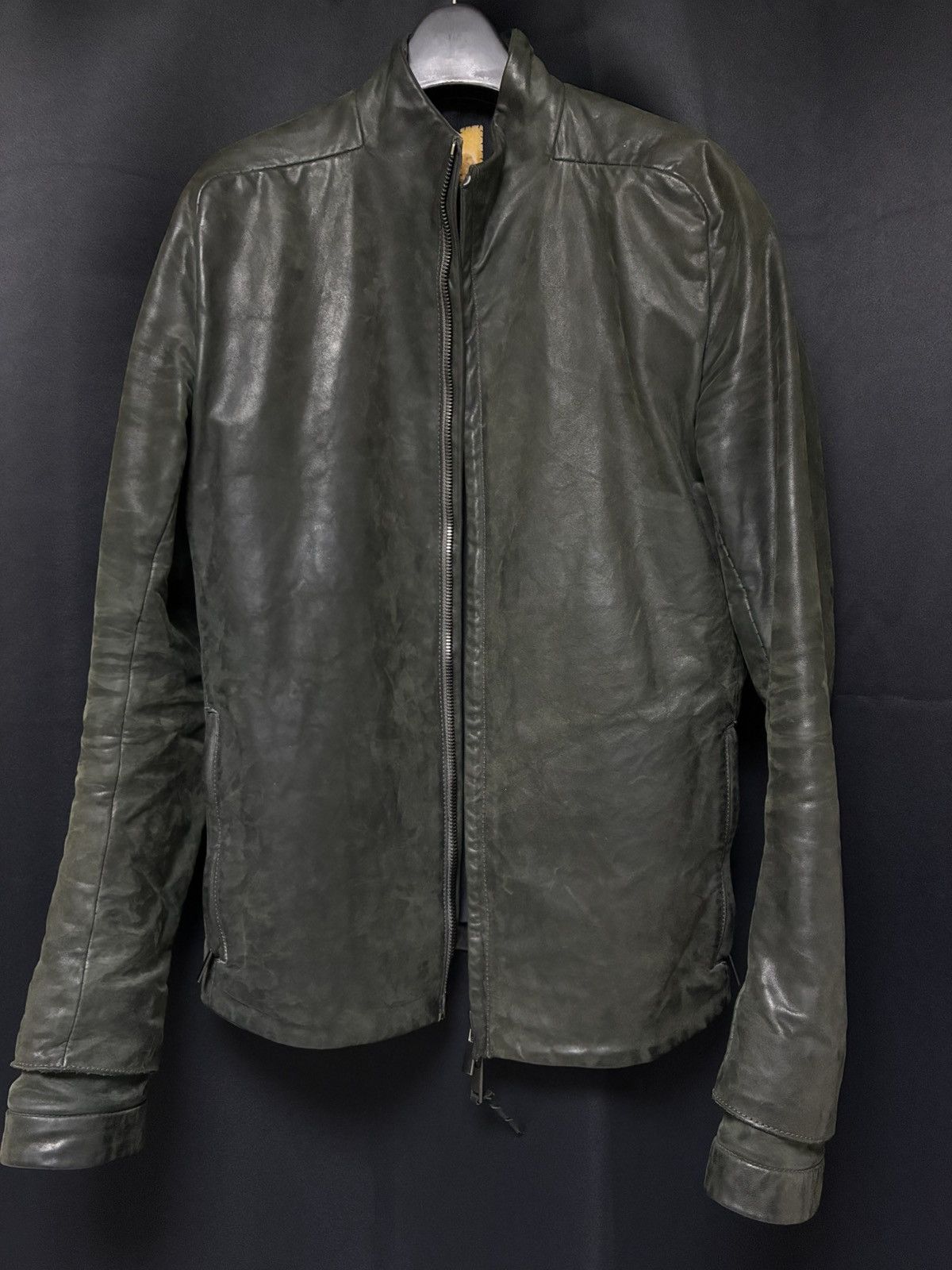 Guidi × Layer-0 Guidi x Layer 0 horse leather aviator size 50