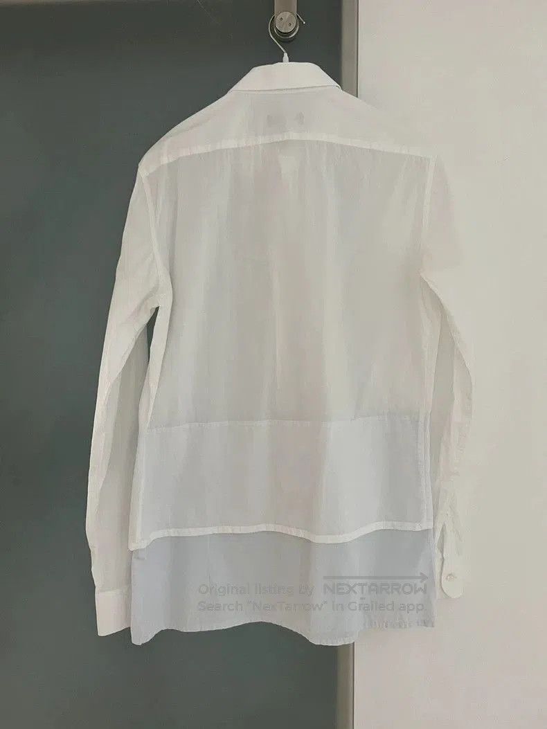 Raf Simons Raf Simons Men's Blue White Striped Shirt. Size US M / EU 48-50 / 2 - 6 Thumbnail