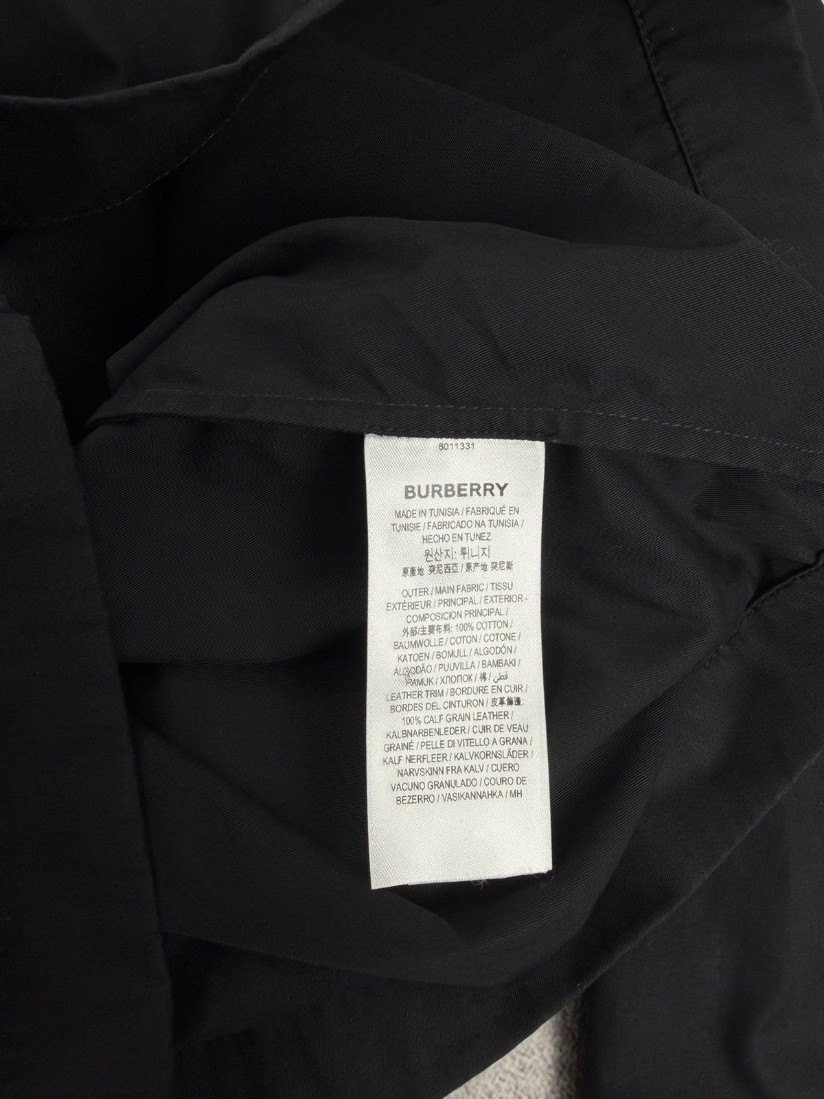 Burberry Burberry Half Zip Logo Tape Shirt Black Size US XS / EU 42 / 0 - 10 Thumbnail