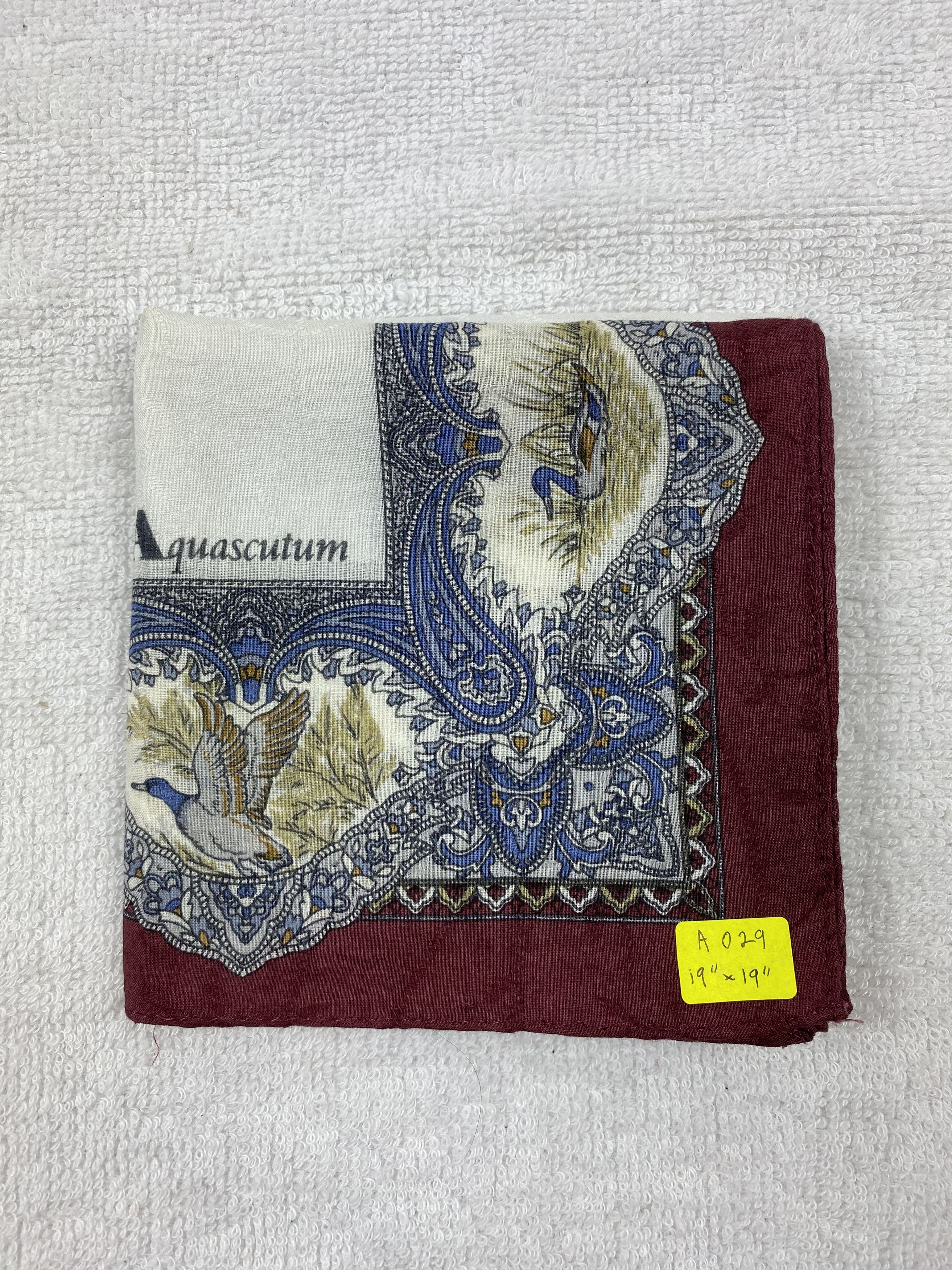 Aquascutum × Vintage Aquasqutum Handkerchief / Bandana / Neckerchief Size ONE SIZE - 7 Thumbnail