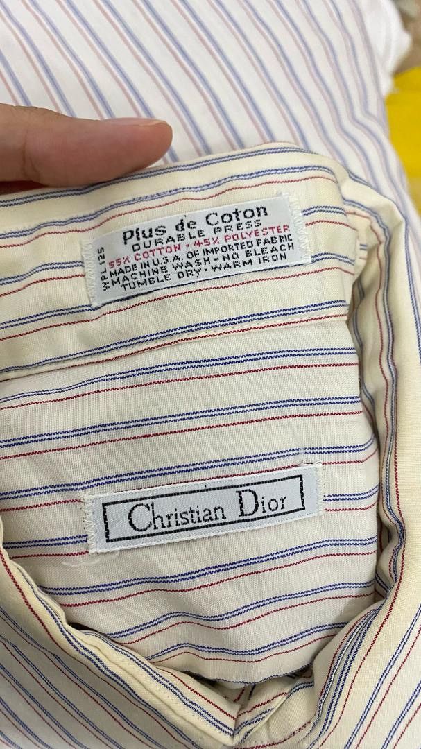 Christian Dior Monsieur Christian Dior Button Up Tshirt Man Fashion Made in Usa Size US S / EU 44-46 / 1 - 3 Thumbnail