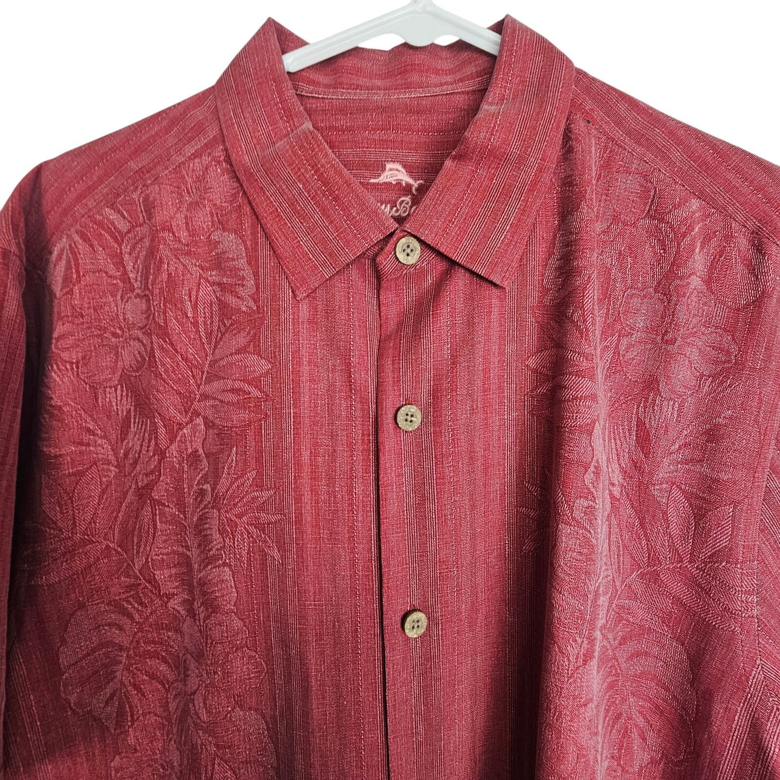 Tommy Bahama Tommy Bahama Silk Hawaiian Shirt L Floral Resortwear Beach Size US L / EU 52-54 / 3 - 2 Thumbnail