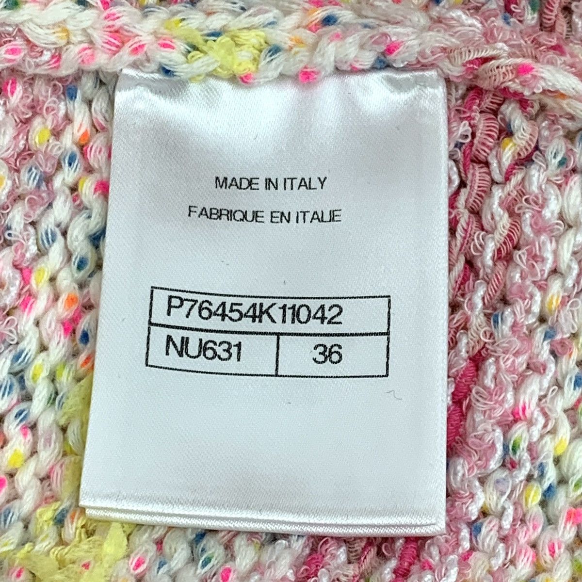 Chanel Chanel 24C Pink Striped Heart Appliqué Cotton Knit Tank Top Size XS / US 0-2 / IT 36-38 - 7 Thumbnail