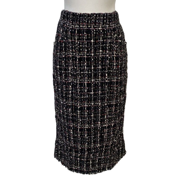 Chanel Chanel Multi Tweed Skirt Size 34 Size 25" / US 0 / IT 36 - 1 Thumbnail