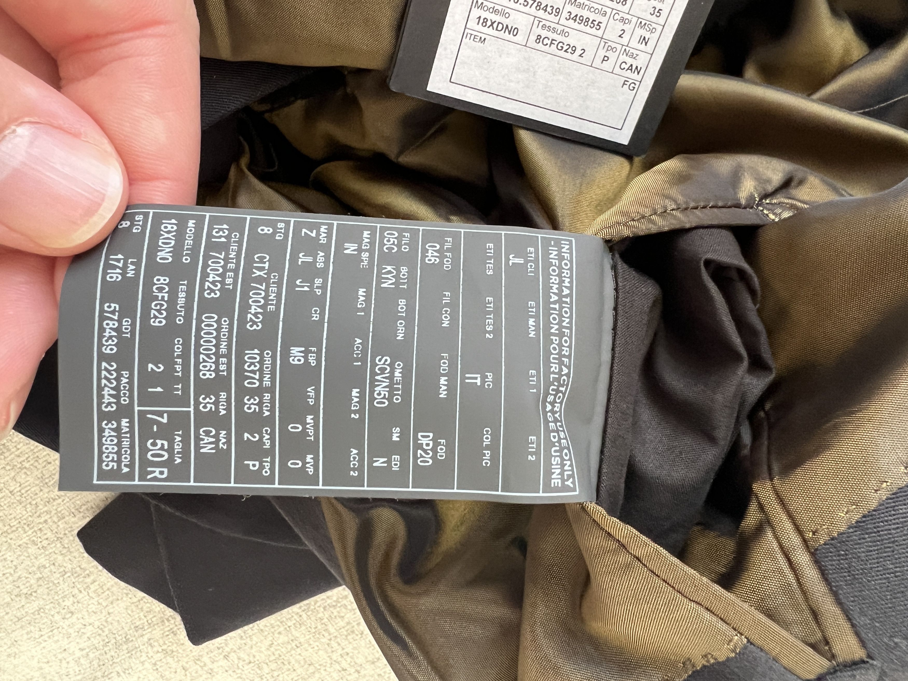 Ermenegildo Zegna × Fear of God Fear of God Zegna Double Breasted Blazer 50 Size 50R - 11 Thumbnail