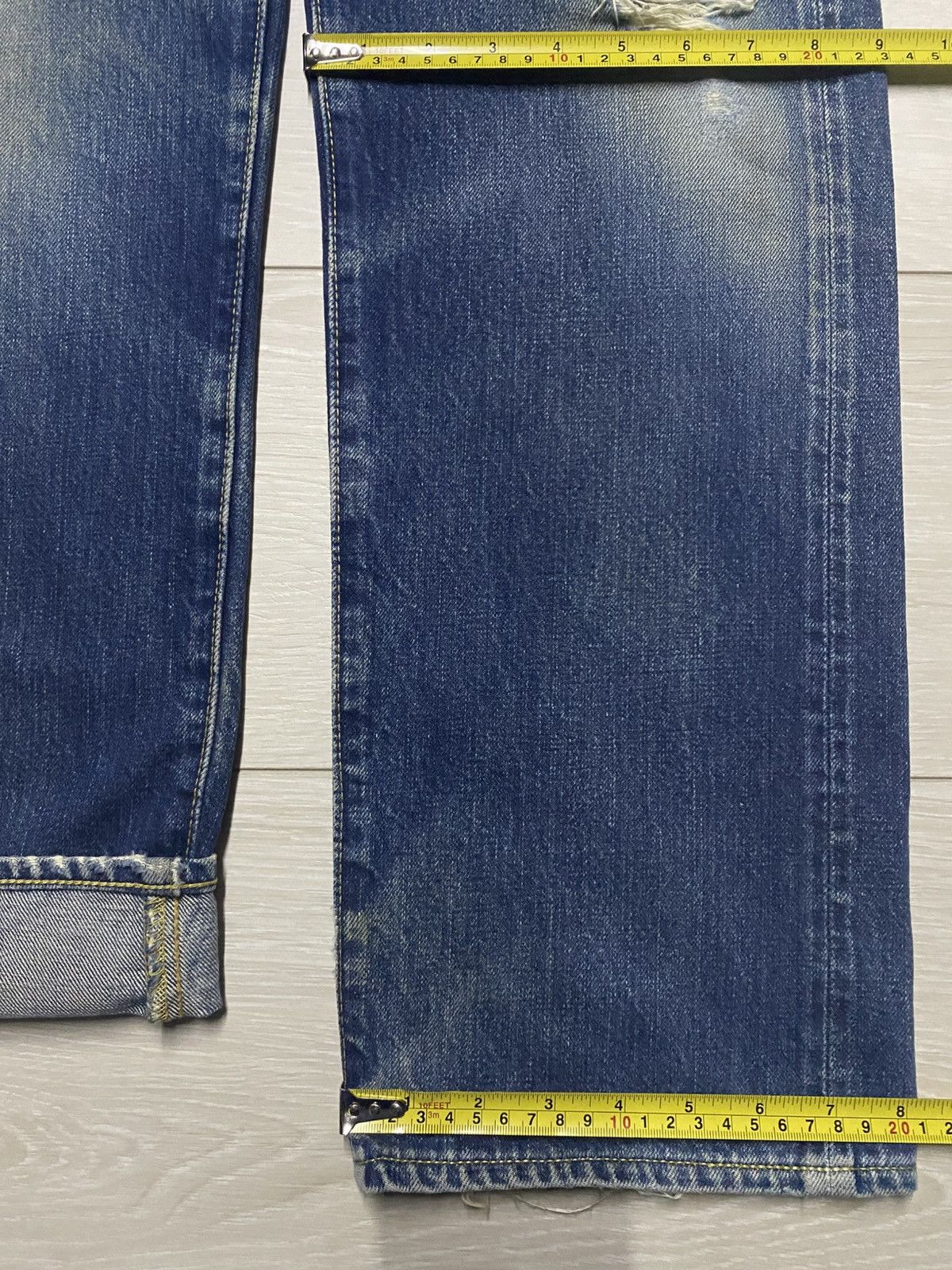 Acne Studios Vintage Canton Blue Wash Selvedge Denim Loose Jeans Size US 28 / EU 44 - 18 Thumbnail