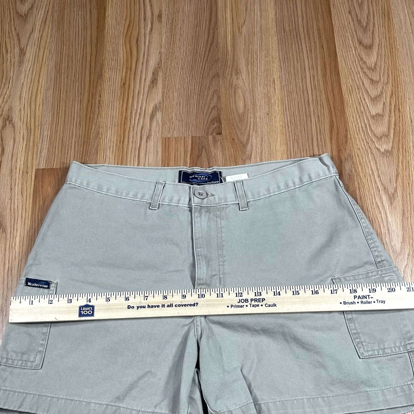 Vintage VINTAGE Weather Vane Shorts Womens Size 11 Mid Rise Beige Made in USA Size 32" / US 10 / IT 46 - 6 Thumbnail