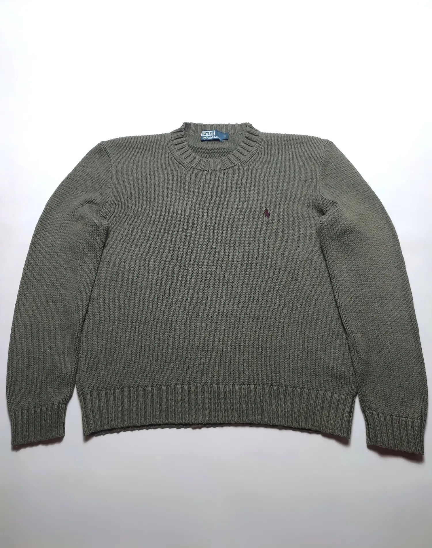 Polo Ralph Lauren Polo Ralph Knit Army Green Sweater Size US L / EU 52-54 / 3 - 5 Thumbnail