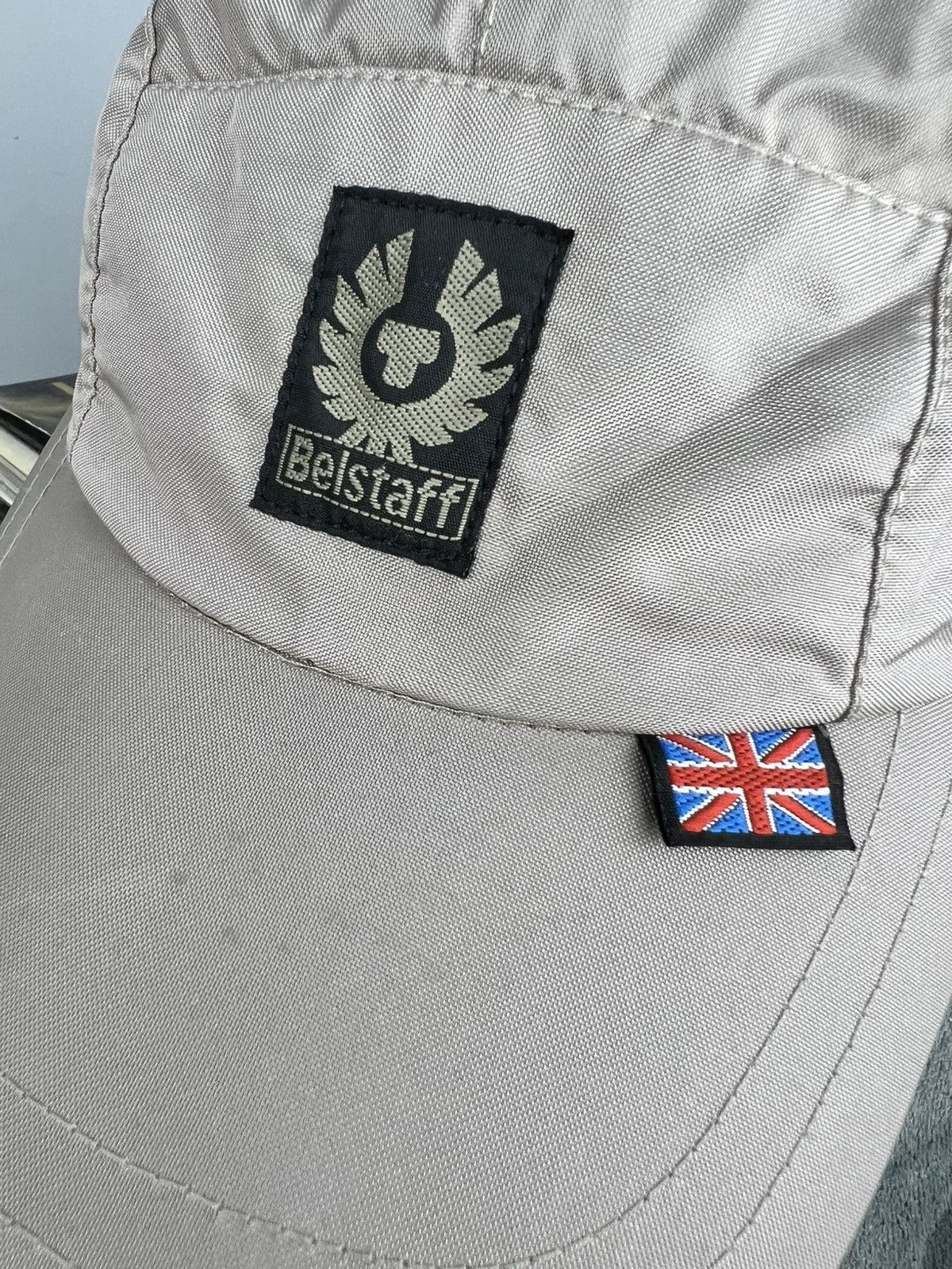 Barbour × Belstaff × Vintage Rare Belstaff Nylon Reversible Reflective Cap Size ONE SIZE - 3 Thumbnail