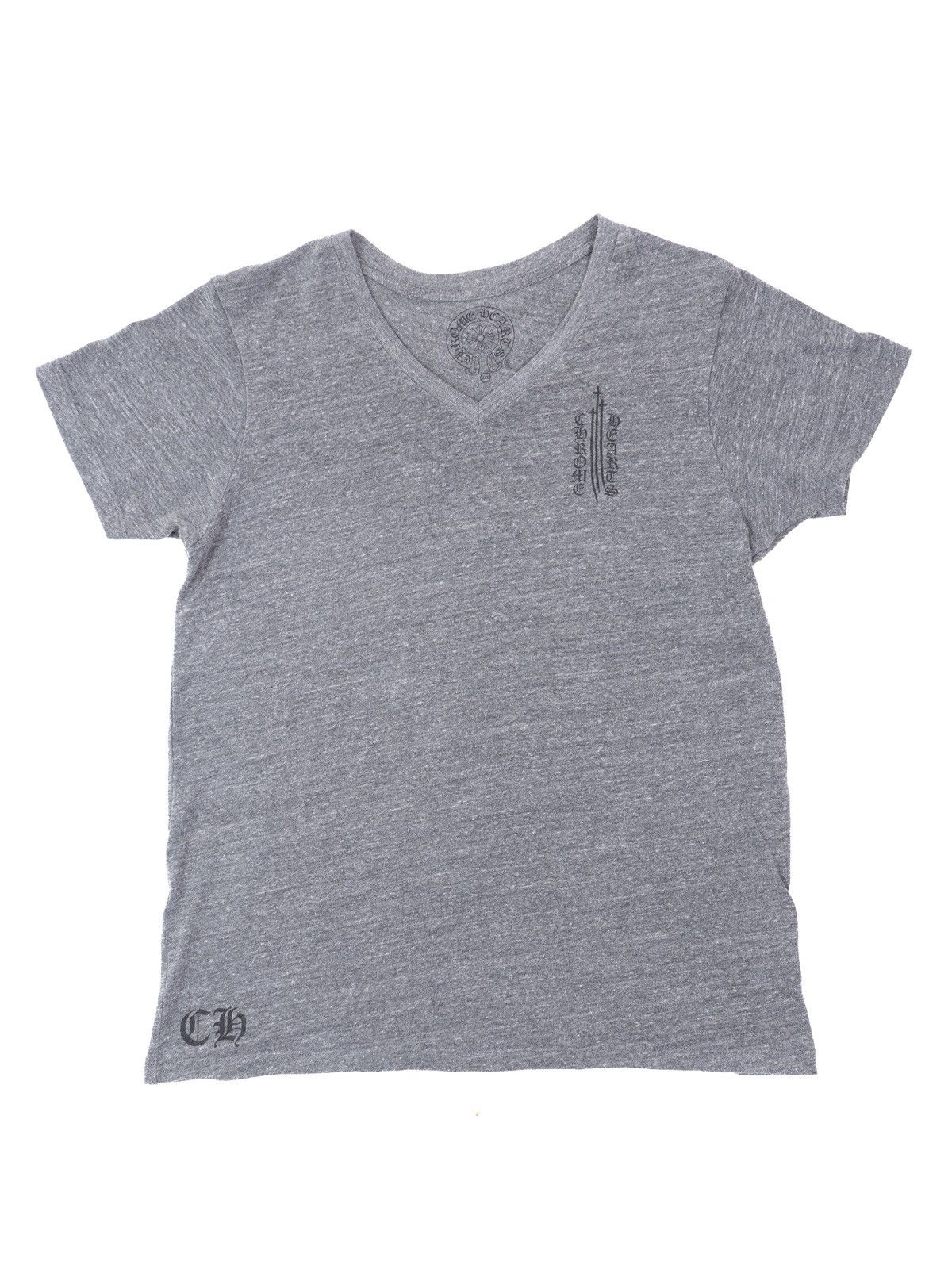 Chrome Hearts Chrome Hearts RS3 V-Neck Tee Heather Grey Size US XXL / EU 58 / 5 - 1 Thumbnail