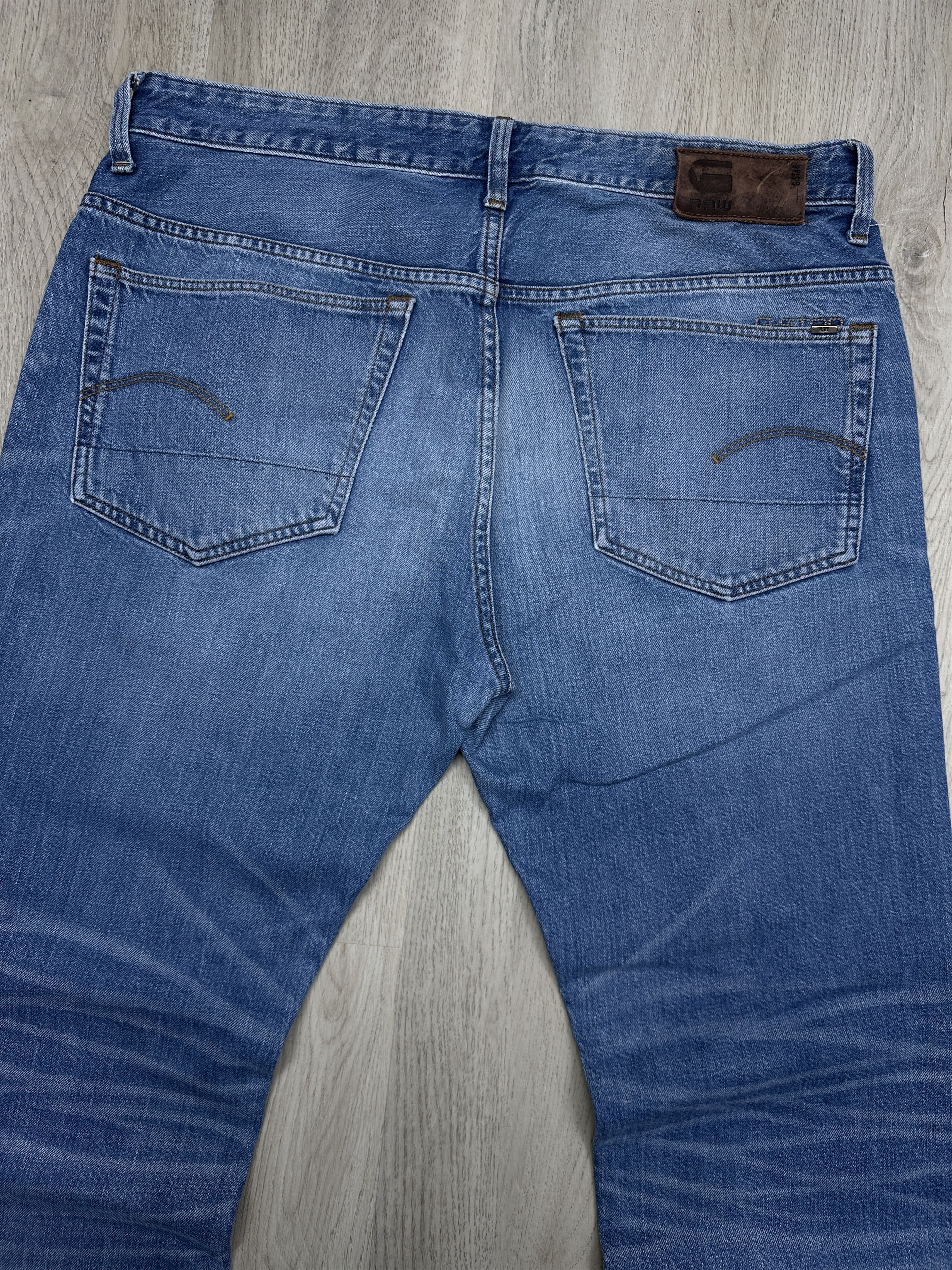G-Star G Star Raw 3301 Loose Mens Denim Pants Jeans Size US 36 / EU 52 - 9 Thumbnail