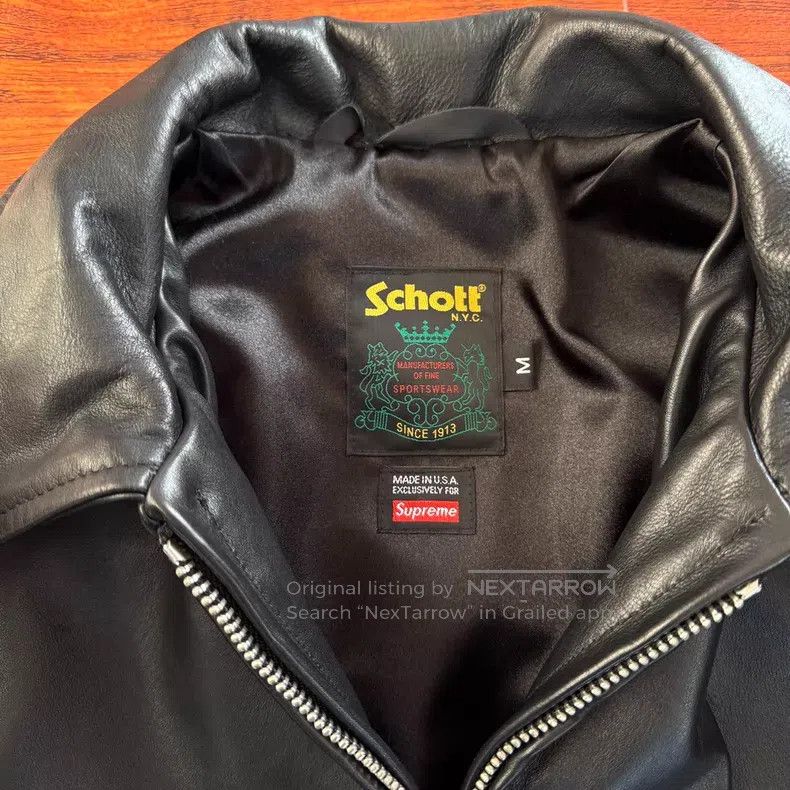 Schott Schott Co-branded cowhide leather jacket Size US M / EU 48-50 / 2 - 4 Thumbnail