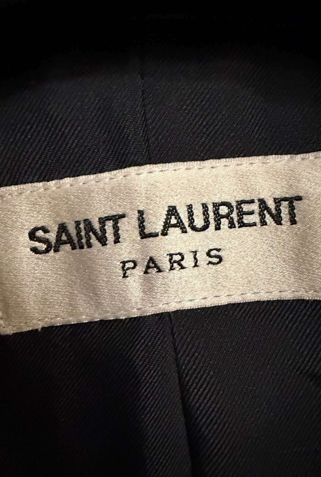 Saint Laurent Paris Saint Laurent SLP 16SS Gold Button Black Wool Suit Jacket Size 46R - 3 Thumbnail
