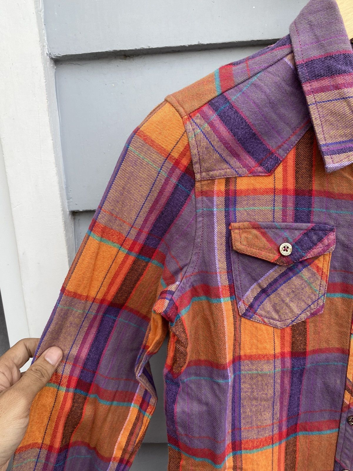 Guess Guess Jeans Japanese Flannel Los Angeles Diamond Details Size M / US 6-8 / IT 42-44 - 4 Thumbnail
