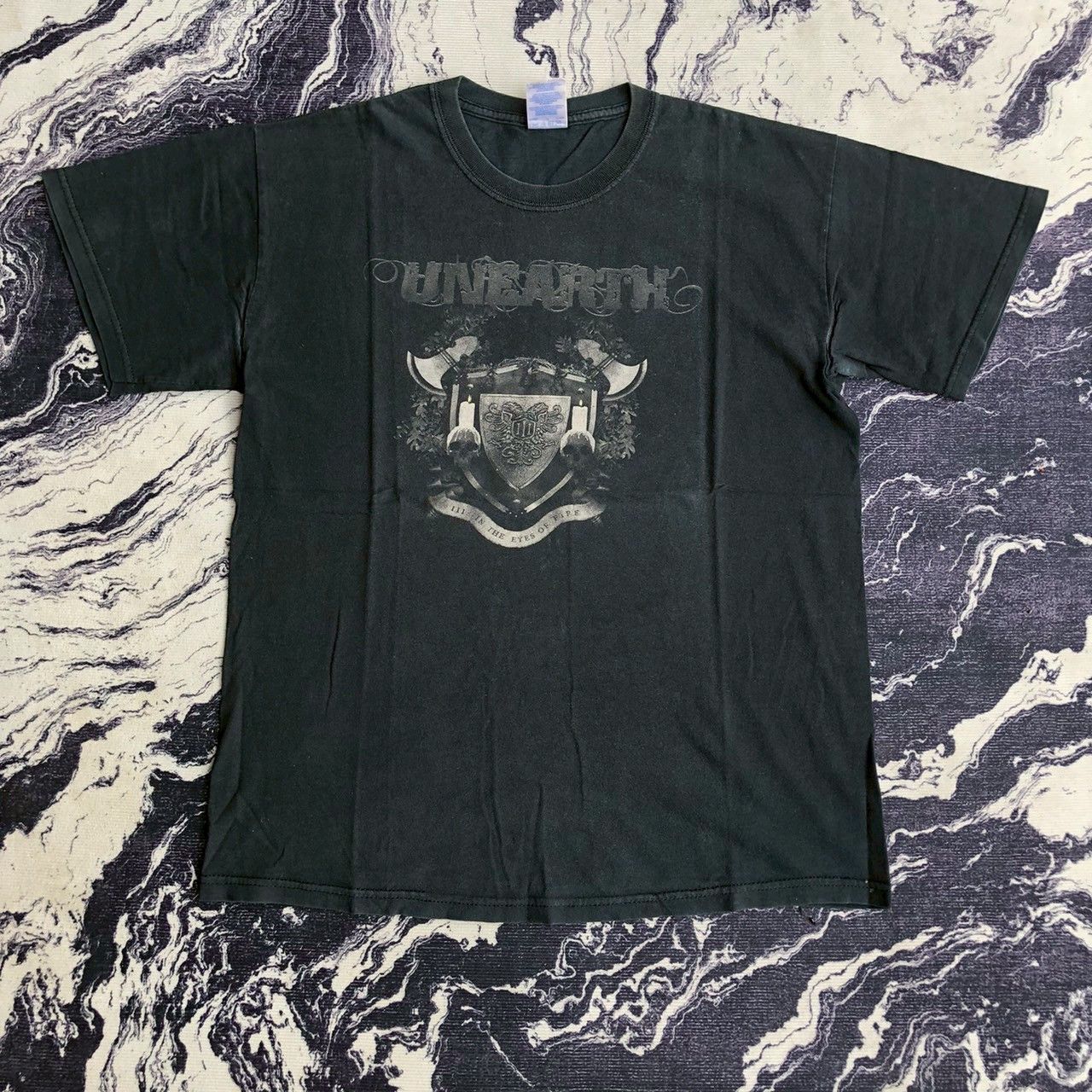 Band Tees Unearth "The Oncoming Storm" Vintage Tee (2000s Original) Size US M / EU 48-50 / 2 - 1 Thumbnail
