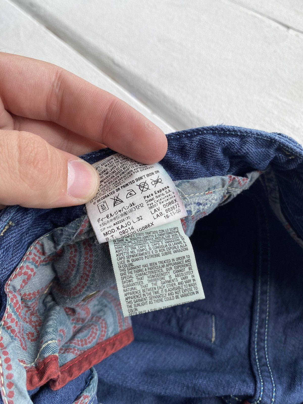 Diesel 🔥OPIUM PUNK DIESEL BAGGY FLARED SUN FADED DISTRESSED JEANS Size US 34 / EU 50 - 6 Thumbnail