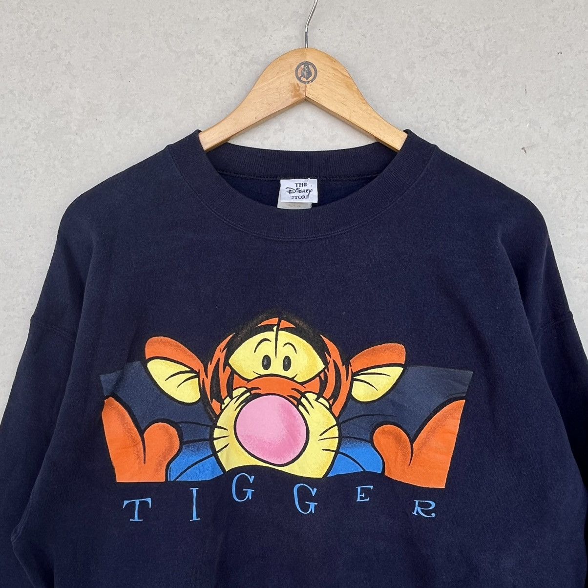 Other Vintage 90s Disney Tigger Navy Blue Sweatshirt Size L Size L / US 10 / IT 46 - 5 Thumbnail