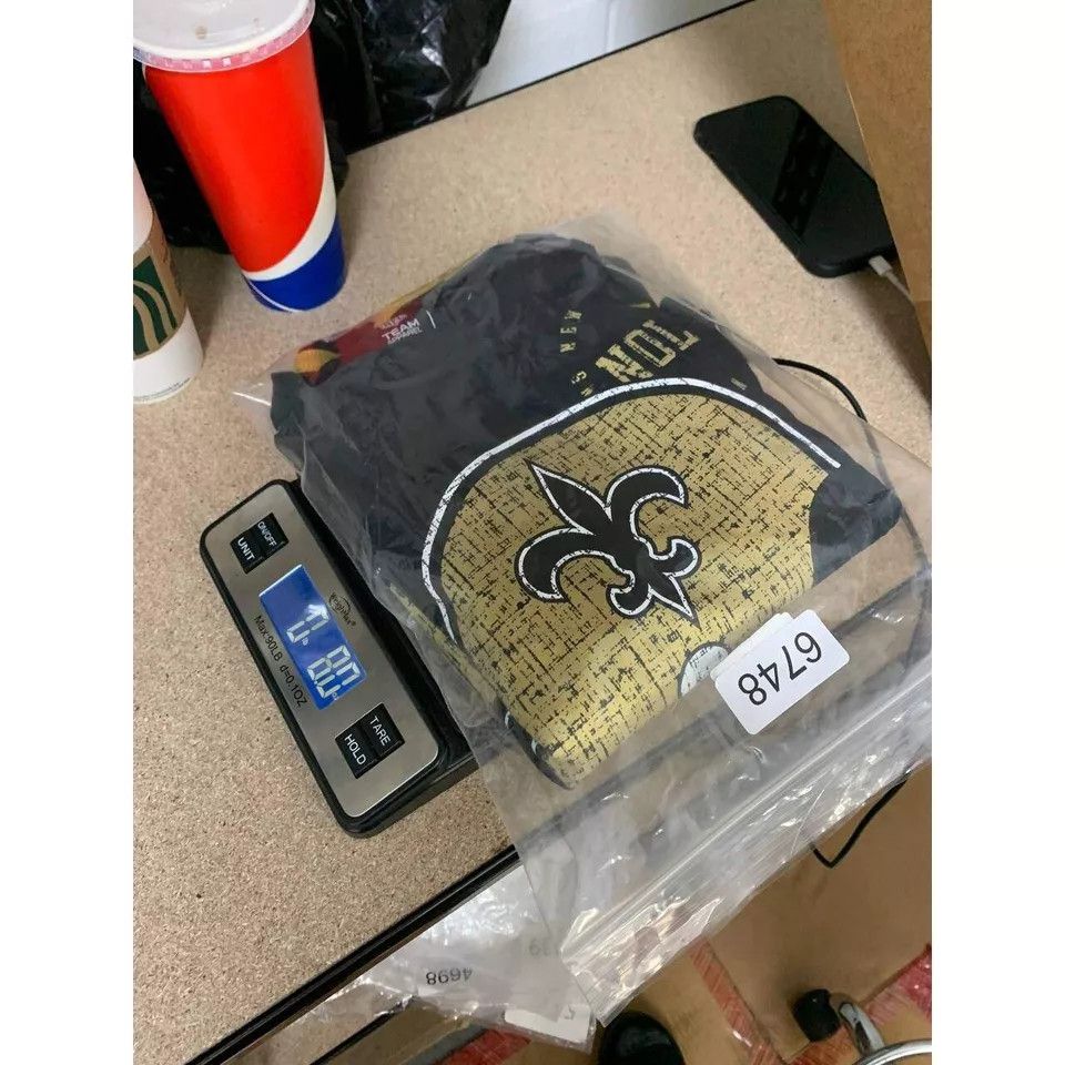 Nike New Orlean Saints Shirt Men Long Sleeve Pullover Crew Neck L Size US L / EU 52-54 / 3 - 2 Thumbnail