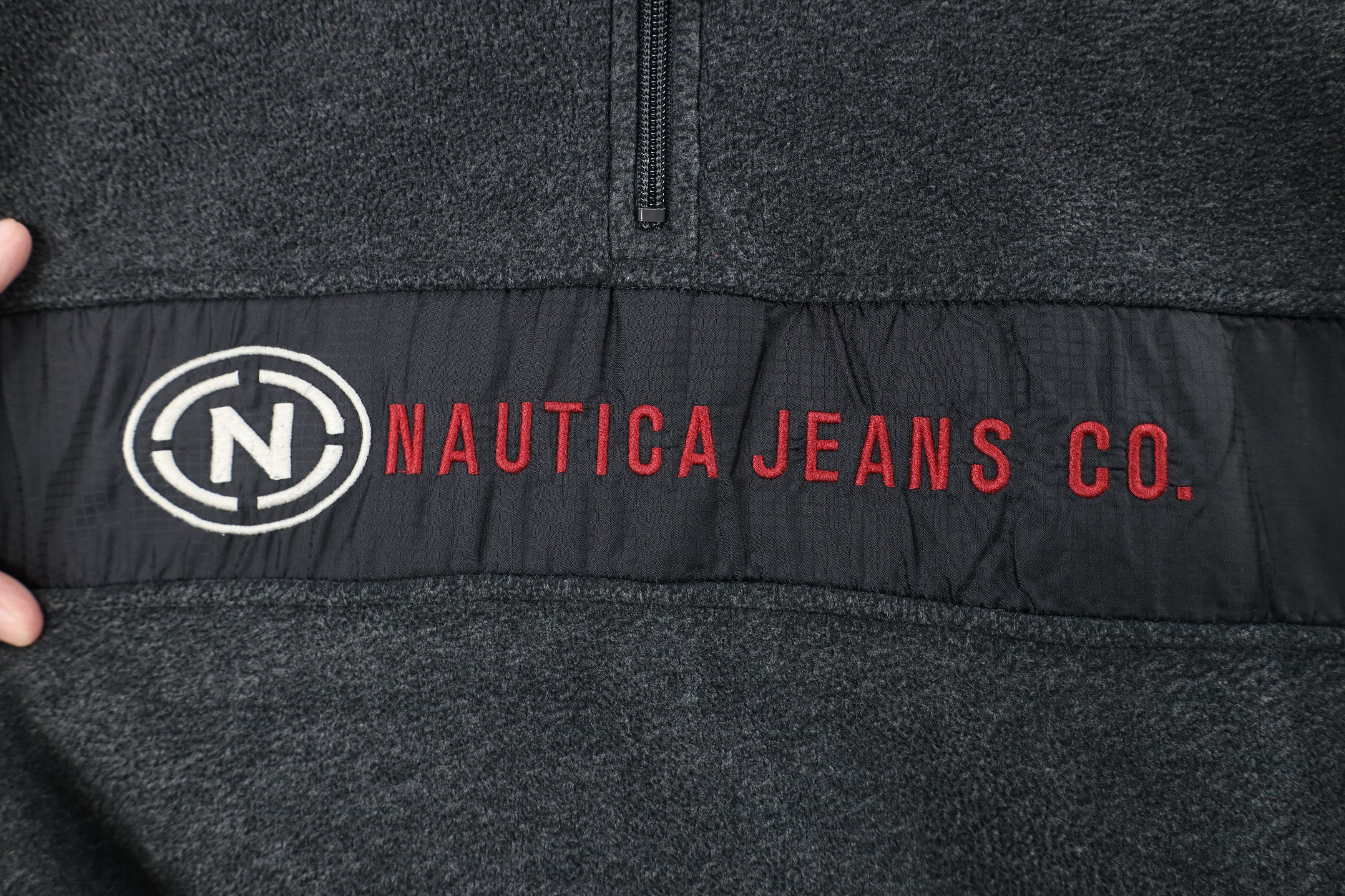 Nautica Vintage 90s Nautica Spell Half Zip Fleece Pullover Sweater Size US XL / EU 56 / 4 - 4 Thumbnail