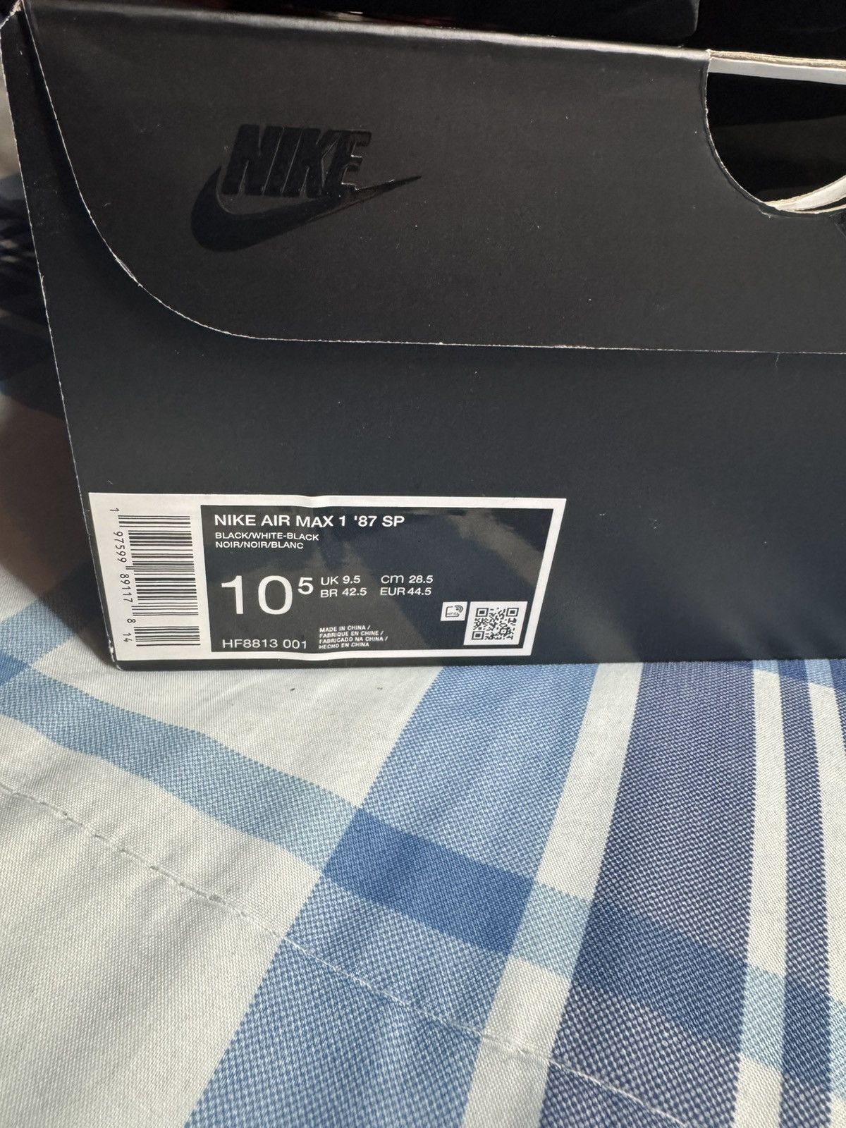 Nike × Supreme Nike Air Max 1 '87 SP Size US 10.5 / EU 43-44 - 8 Thumbnail