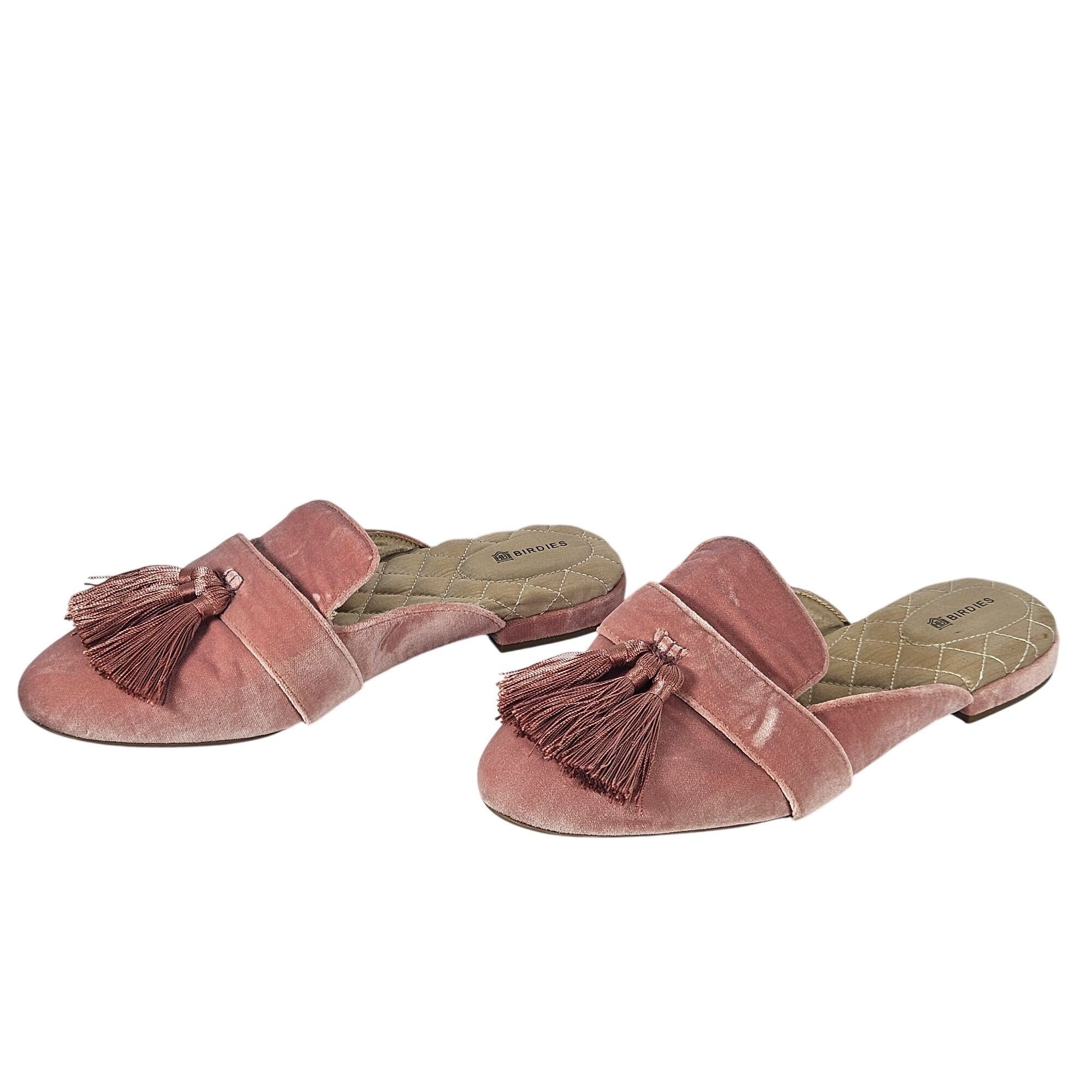 Other Birdies Women's Velvet Tassel Sandals in Dusty Rose 9 Quiet Size US 9 / IT 39 - 4 Thumbnail
