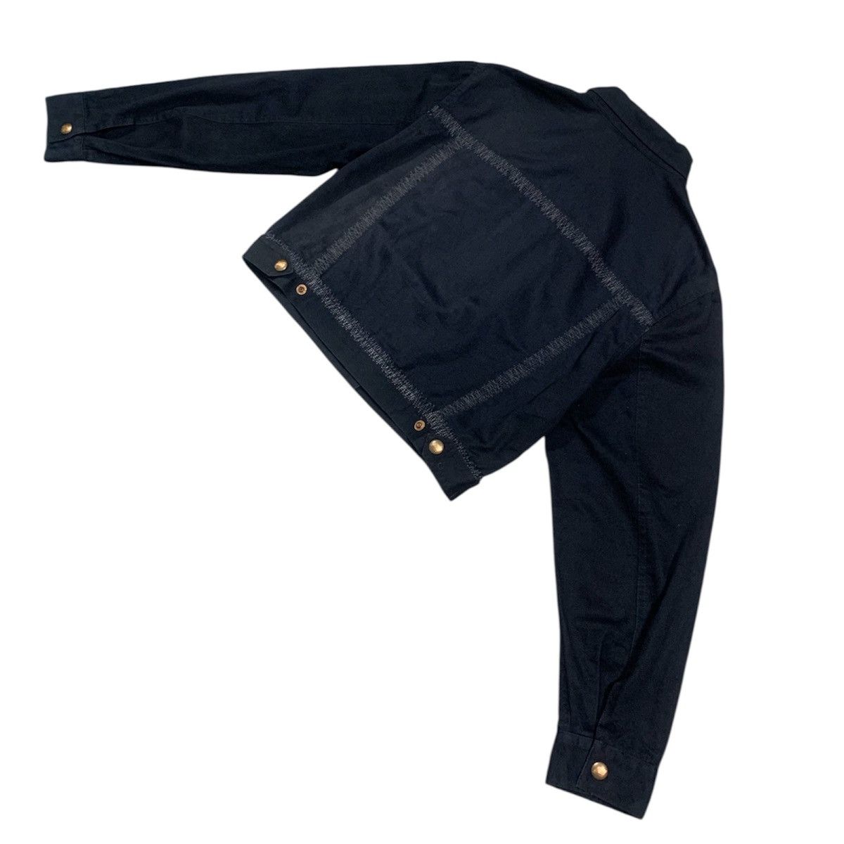 Jean Paul Gaultier Vintage 90's Junior Gaultier Embroidered Cropped Jacket Size M / US 6-8 / IT 42-44 - 6 Thumbnail