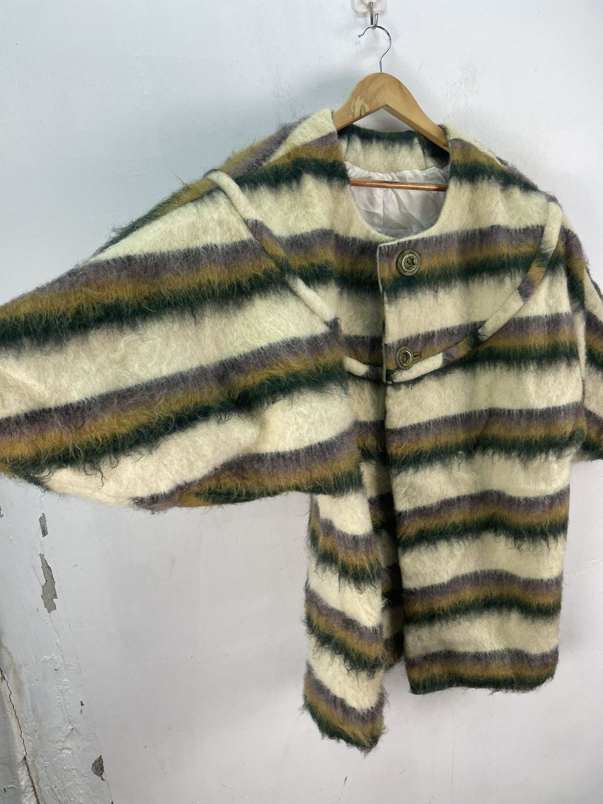 Japanese Brand 🇯🇵 Vintage Japanese Mohair Jacket Cardigan Baggy Size US L / EU 52-54 / 3 - 5 Thumbnail