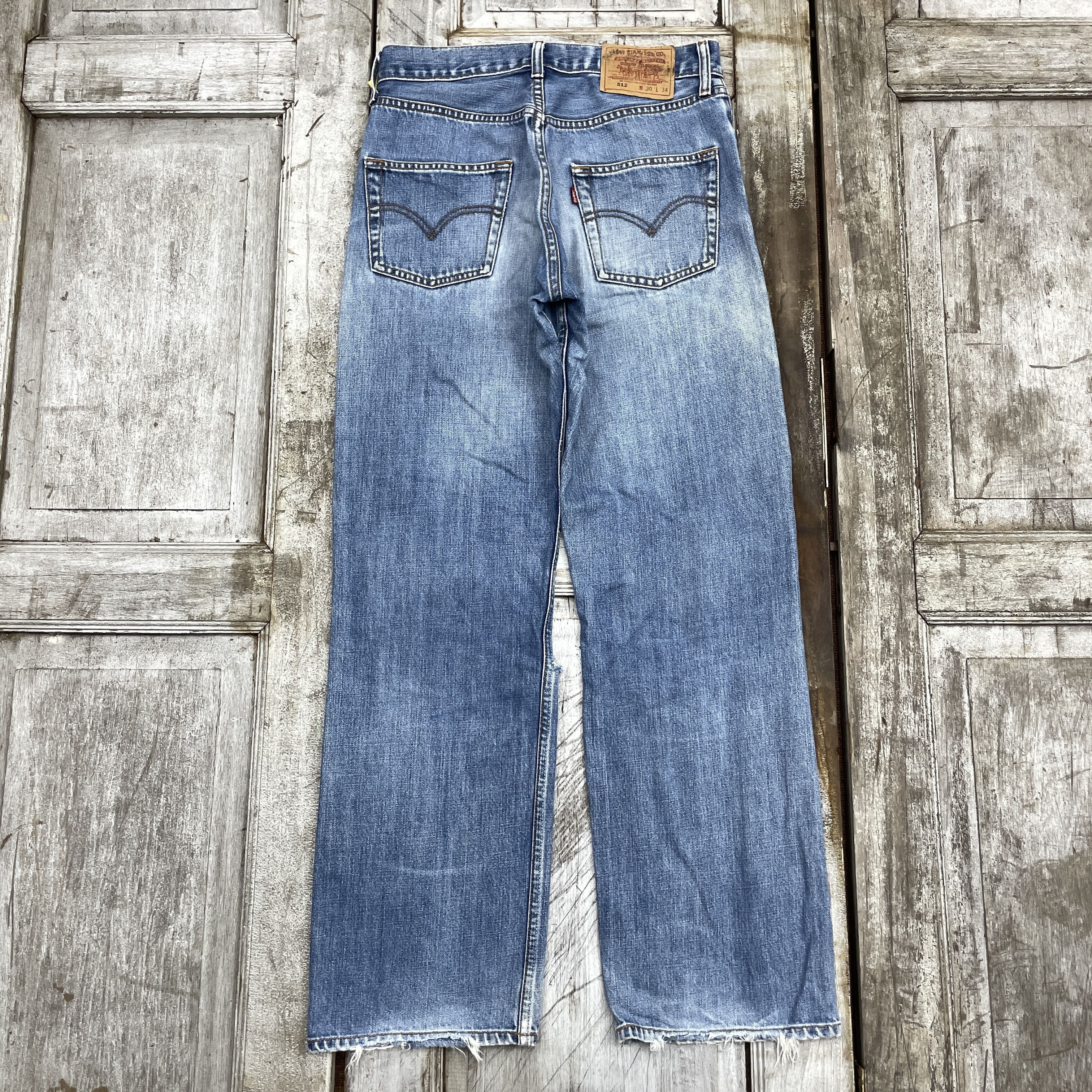 Levi's Vintage Levi's 512 Faded Distressed Jeans-WC317 Size US 30 / EU 46 - 2 Thumbnail