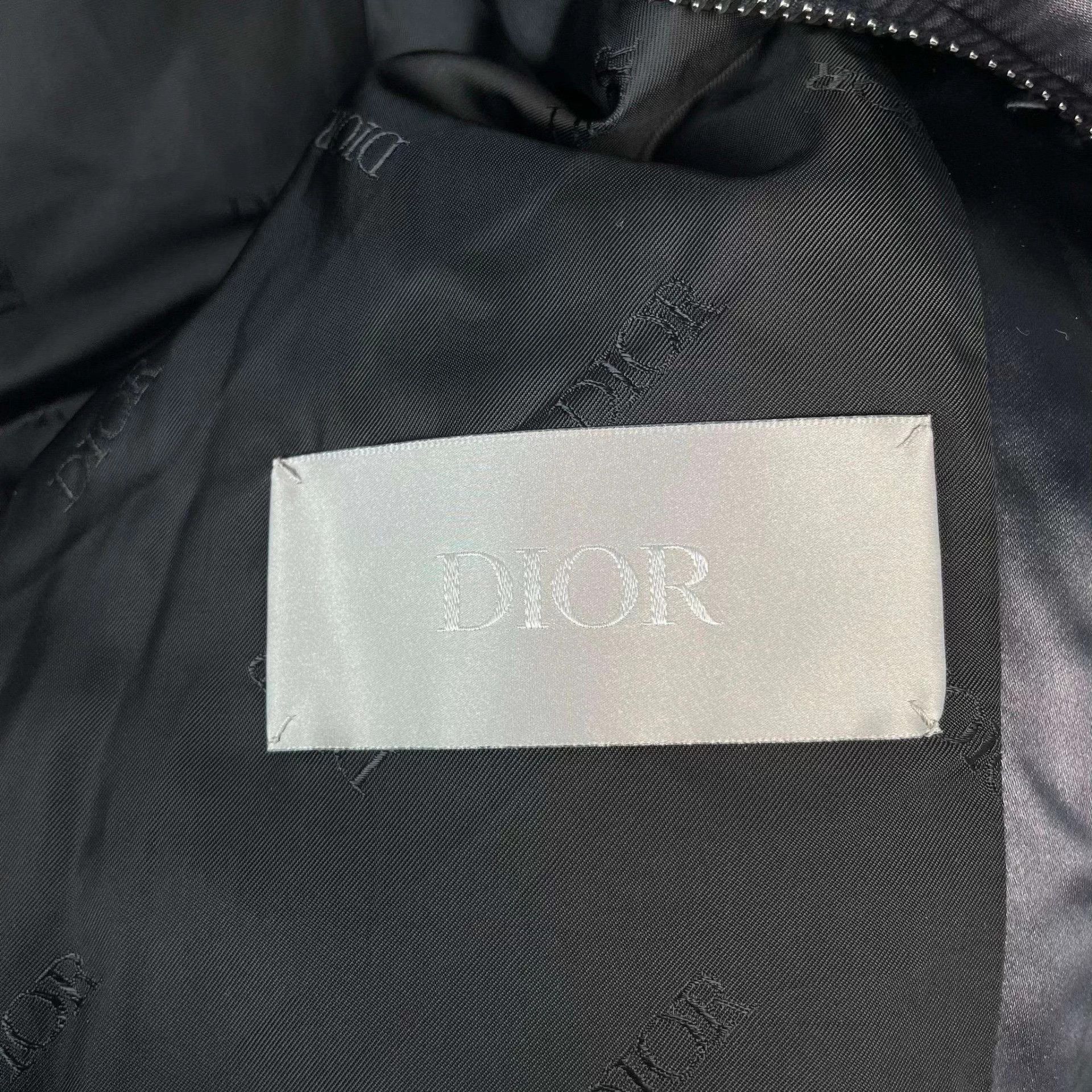 Dior Dior x Bomber Jacket Black 50 Size US M / EU 48-50 / 2 - 4 Thumbnail