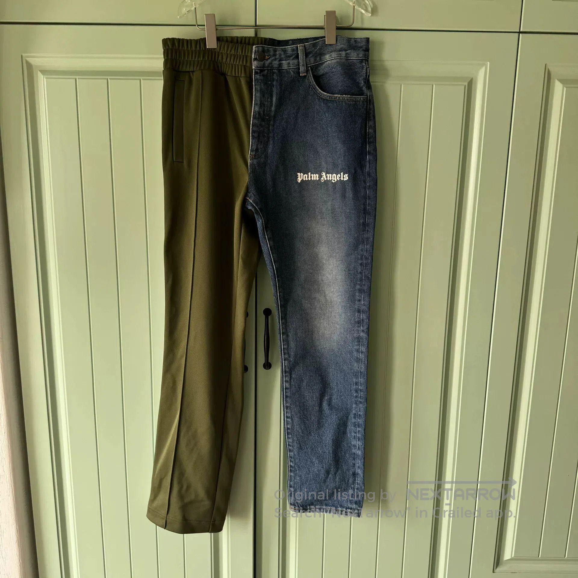 Palm Angels Palm Angels Denim Patchwork Pants. Size US 32 / EU 48 - 1 Thumbnail