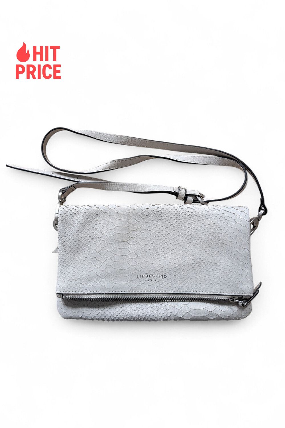 LIEBESKIND BERLIN Liebeskind Berlin Leather Crossbody Bag Aloe Cream / Beige Size ONE SIZE - 1 Thumbnail