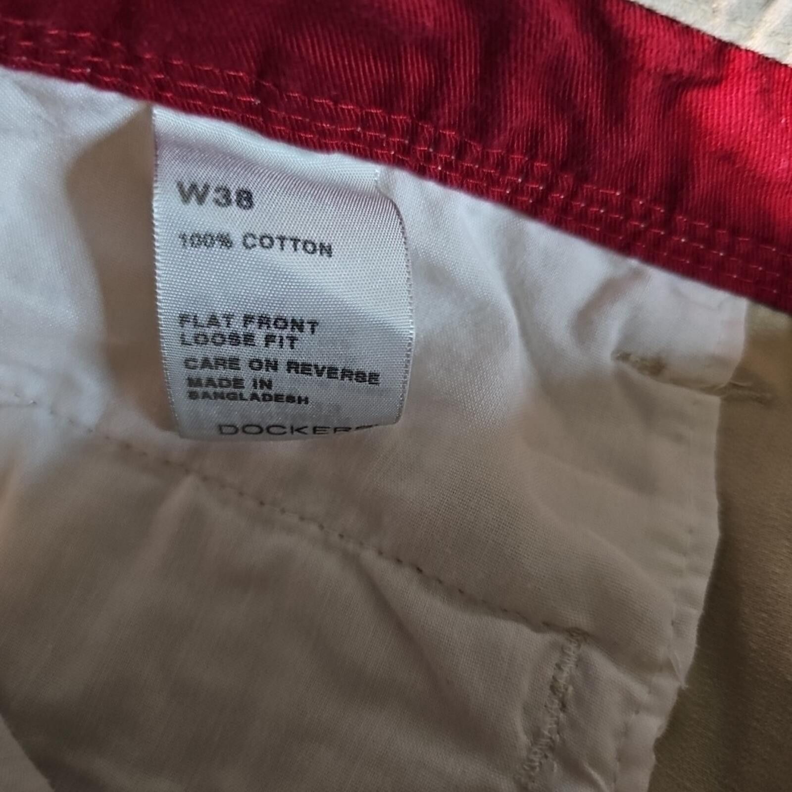 Dockers Dockers Sz 38 Thick Heavy Loose Fit Cargo Shorts Size US 38 / EU 54 - 4 Thumbnail