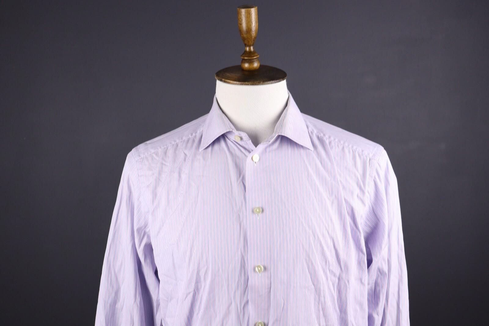 Eton Eton Blue Contemporary Fit Blue Shirt Size 43 / 17 Size US M / EU 48-50 / 2 - 2 Thumbnail