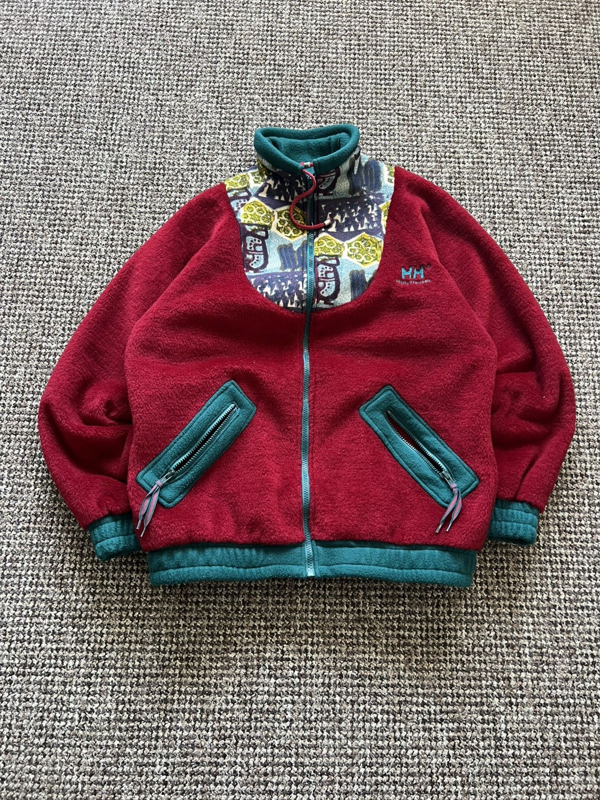 Helly Hansen Vintage 90s Helly Hansen Zip Up Fleece Jacket Size US M / EU 48-50 / 2 - 3 Thumbnail