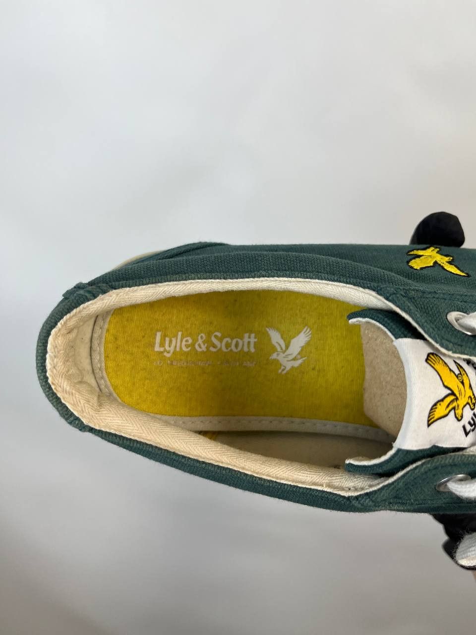 Lyle & Scott Lyle & Scott Green Canvas Sneakers Shoes Size 44 Size US 11 / EU 44 - 6 Thumbnail