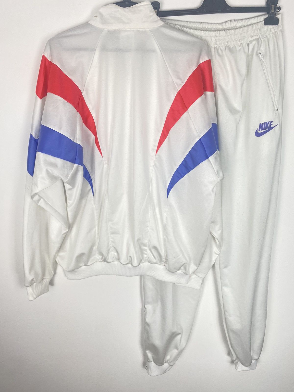 Nike × Vintage Nike Vintage Tracksuit Set 80s/90s Pants Crewneck y2k drill Size US L / EU 52-54 / 3 - 5 Thumbnail