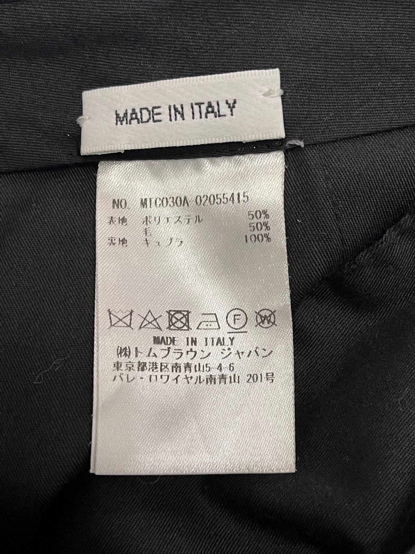 Thom Browne Thom Browne 100% Wool Navy Trousers Size 3 Men's Size US 34 / EU 50 - 5 Thumbnail