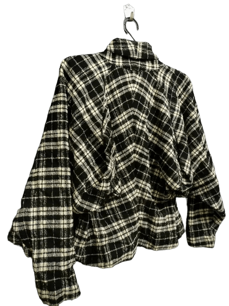 Issey Miyake Issey Miyake Wool Checkered Pattern Size S / US 4 / IT 40 - 2 Thumbnail