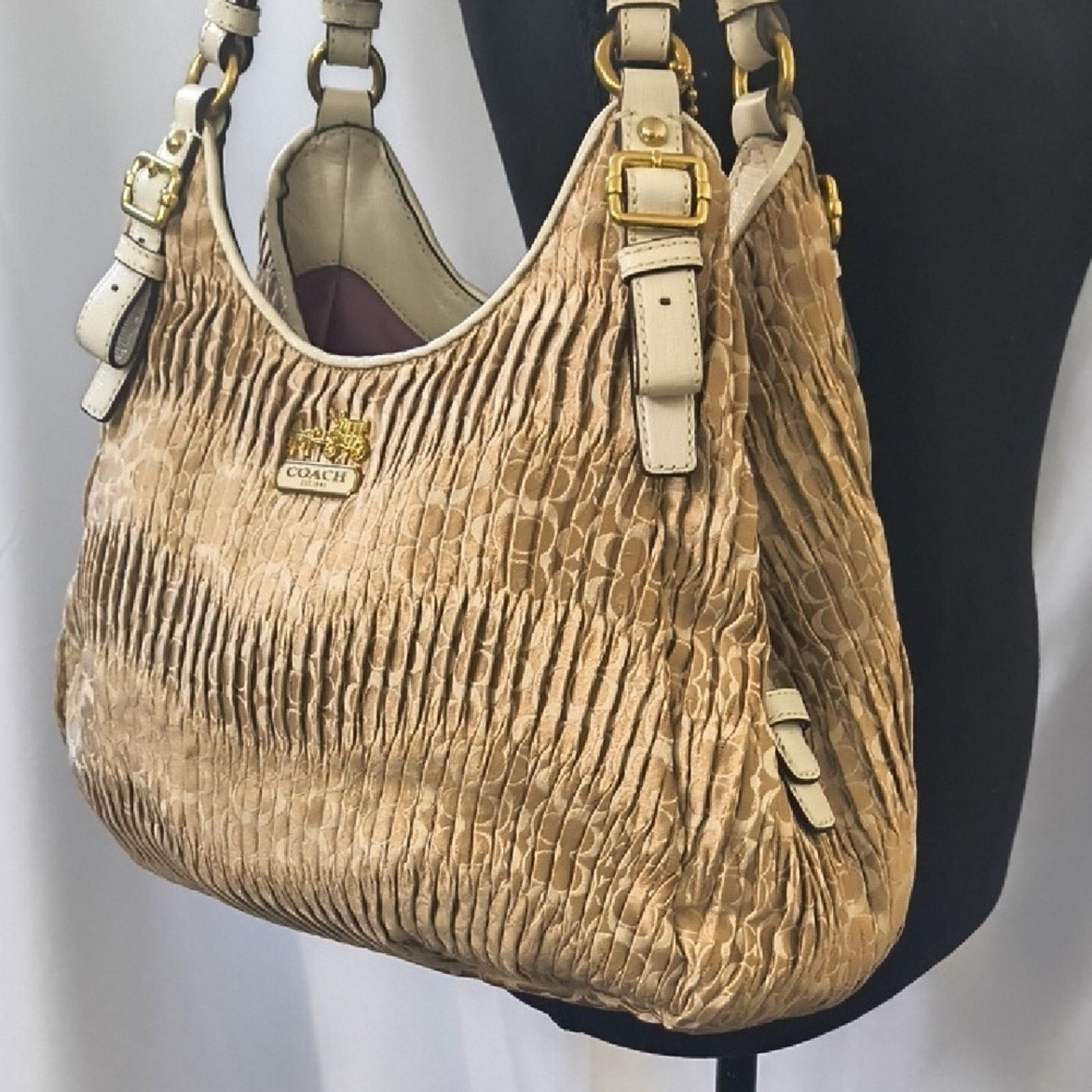 Coach Up-Crafted by Coach Madison Maggie Gathered Jacquard Size ONE SIZE - 3 Thumbnail