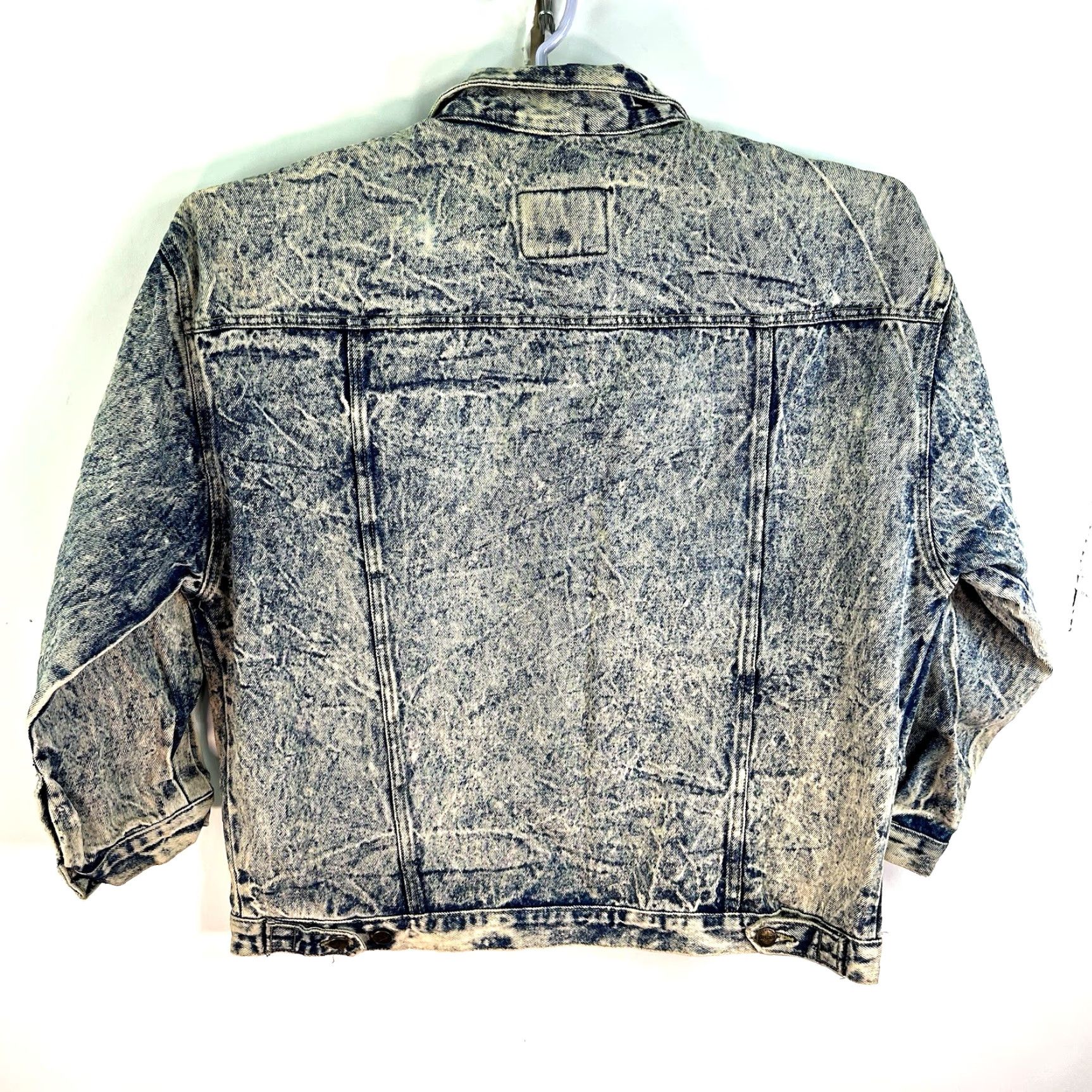 Denime VINTAGE Venezia Stone Washed Denim Jacket Womens Size 16 Blue Casual Bohemian 90s Size XXL / US 16-18 / IT 52-54 - 2 Thumbnail