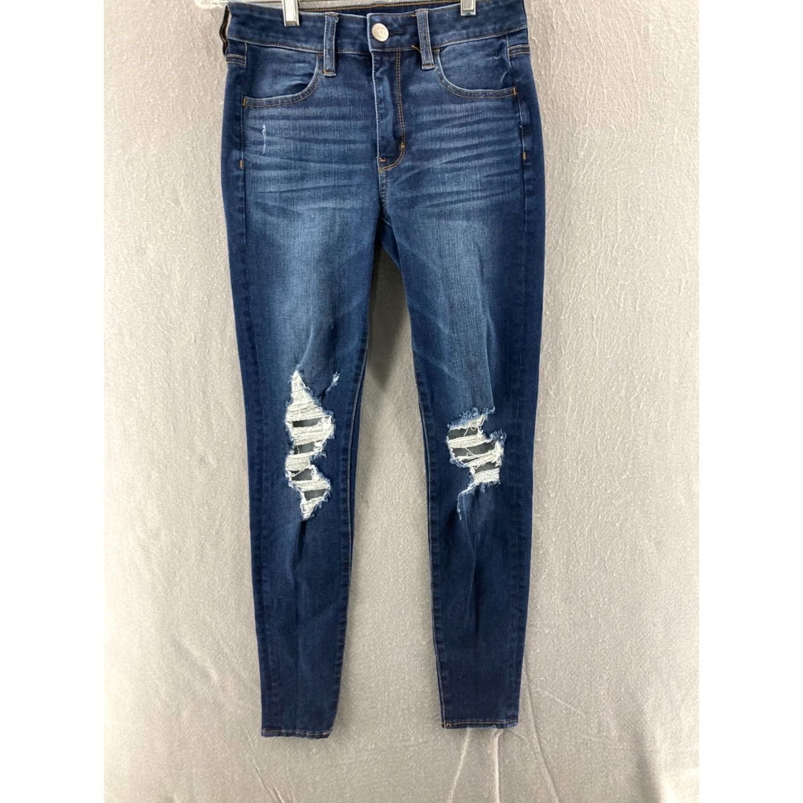 American Eagle Outfitters American Eagle Outfitters Jeans Womens 2 Regular Distressed Hi Rise Jeggings Jeans Women XS-2? Size 26" / US 2 / IT 38 - 2 Thumbnail
