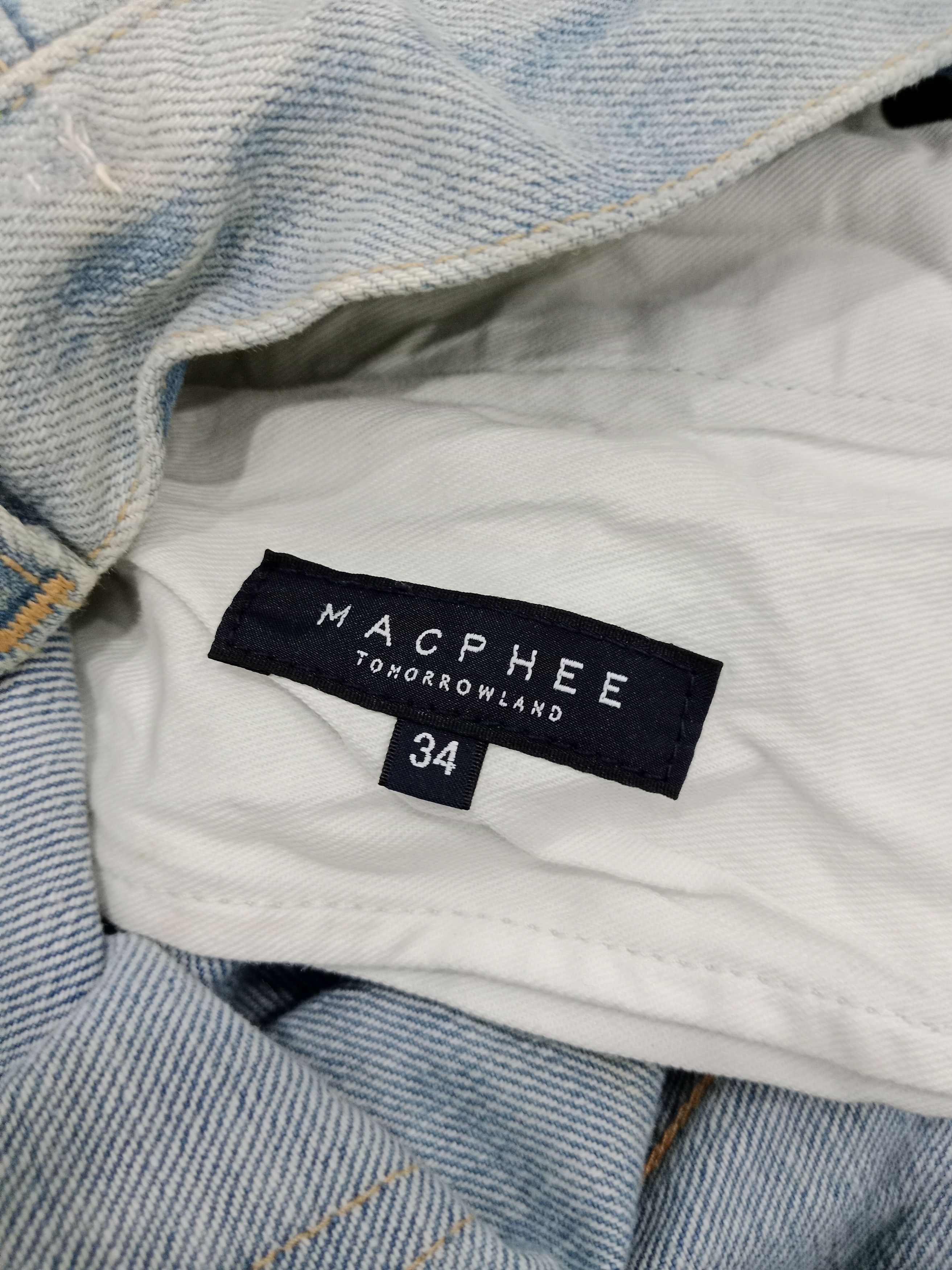 Japanese Brand Mcphee Tomorrowland Distressed Jeans Japanese Brand Size US 29 - 9 Thumbnail