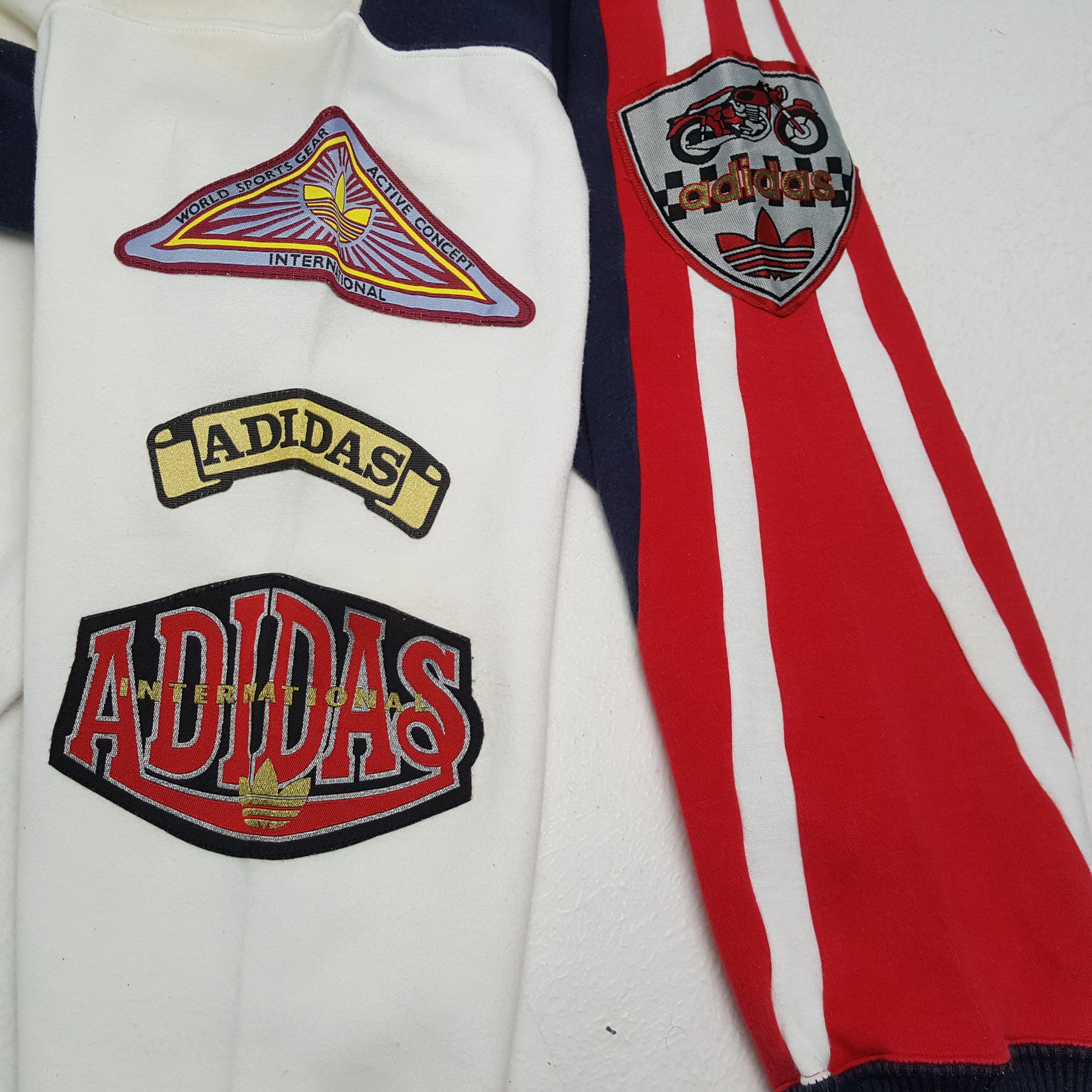 Adidas × Vintage ADIDAS Racing Style Rare Design Vintage Sweatshirt Size US M / EU 48-50 / 2 - 7 Thumbnail