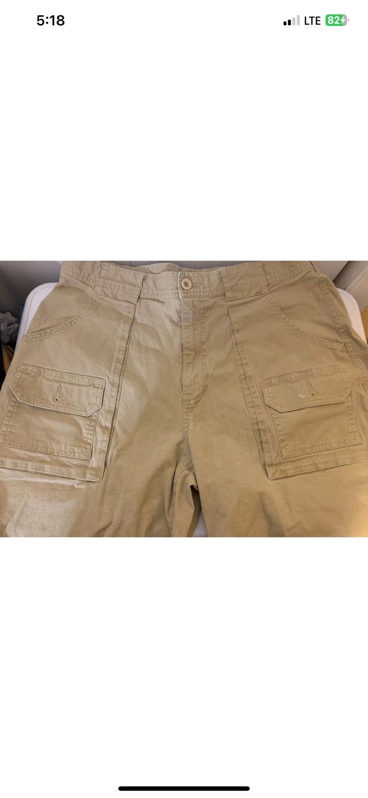 L.L. Bean L.l bean mens sz 34 cargo shorts khaki tan gorpcore Size US 34 / EU 50 - 3 Thumbnail