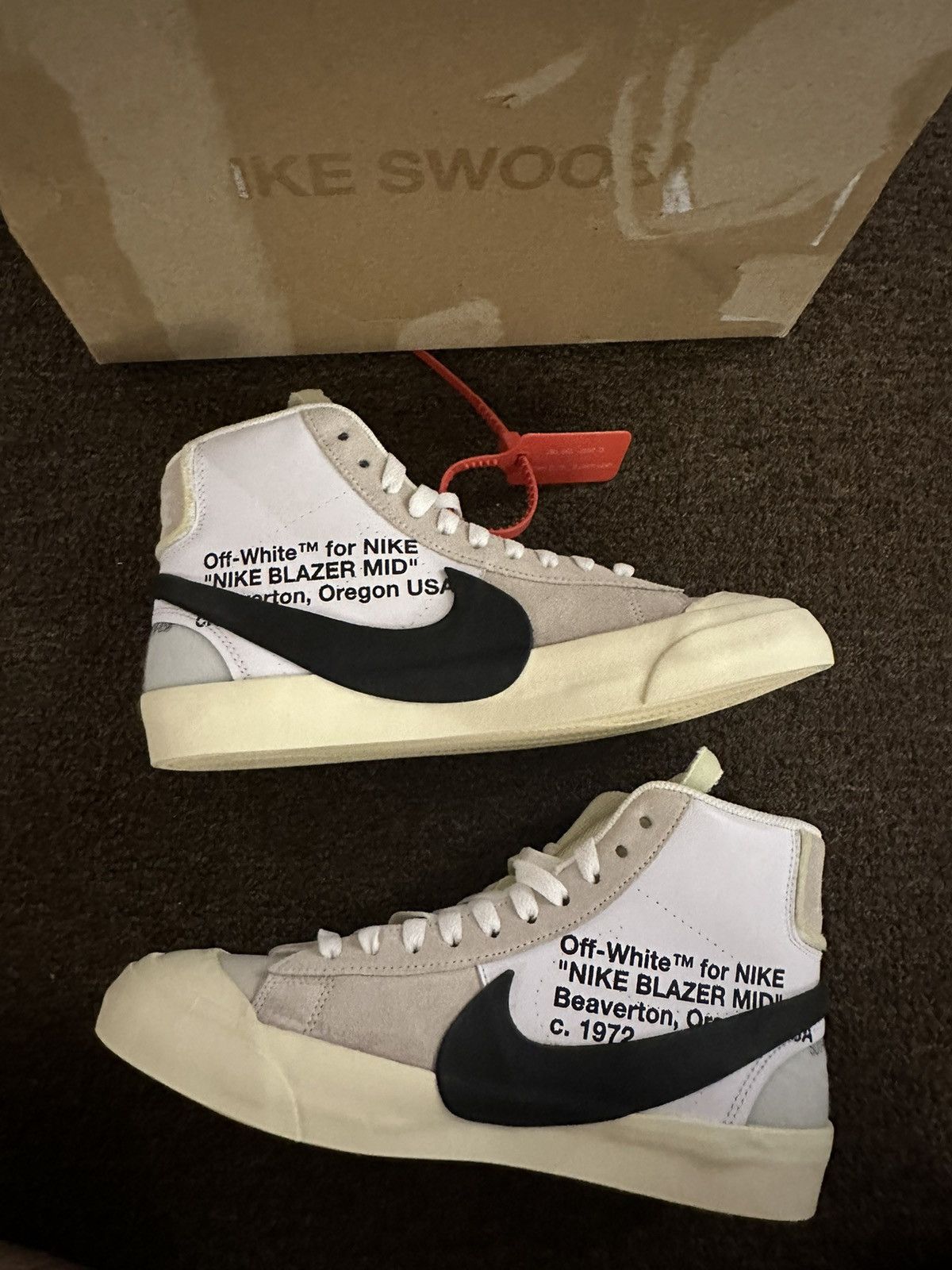 Nike × Off-White × Virgil Abloh Nike Blazer Mid x Off-White The Ten Size US 8 Size US 8 / EU 41 - 3 Thumbnail