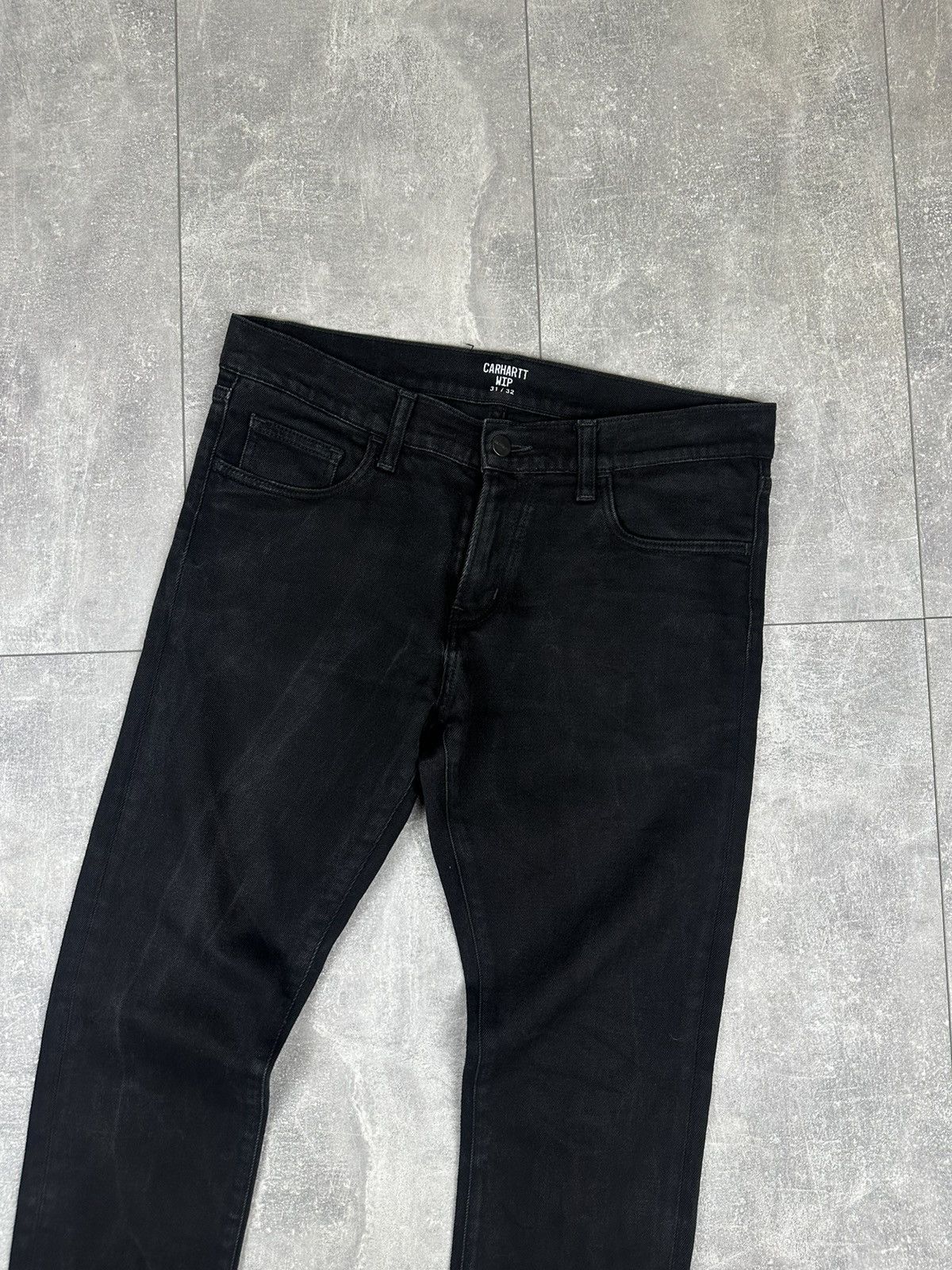 Carhartt Carhartt Wip Denim Black Jeans Pants Size US 31 - 7 Thumbnail