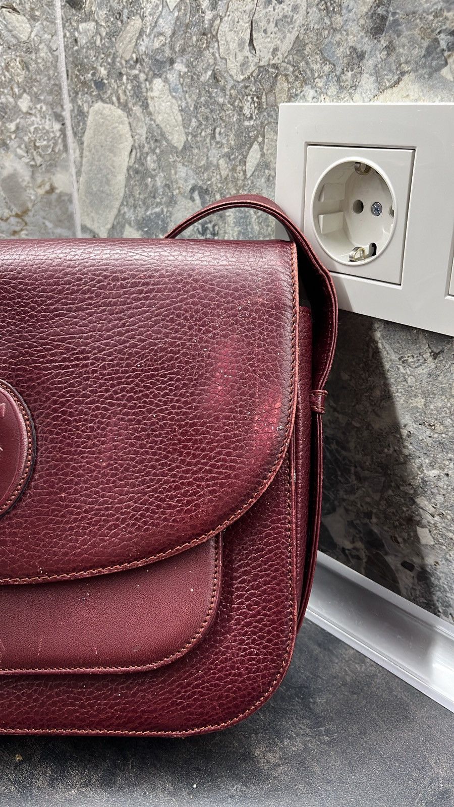 Cartier × Vintage Cartier burgundy Must de Cartier shoulder Size ONE SIZE - 4 Thumbnail
