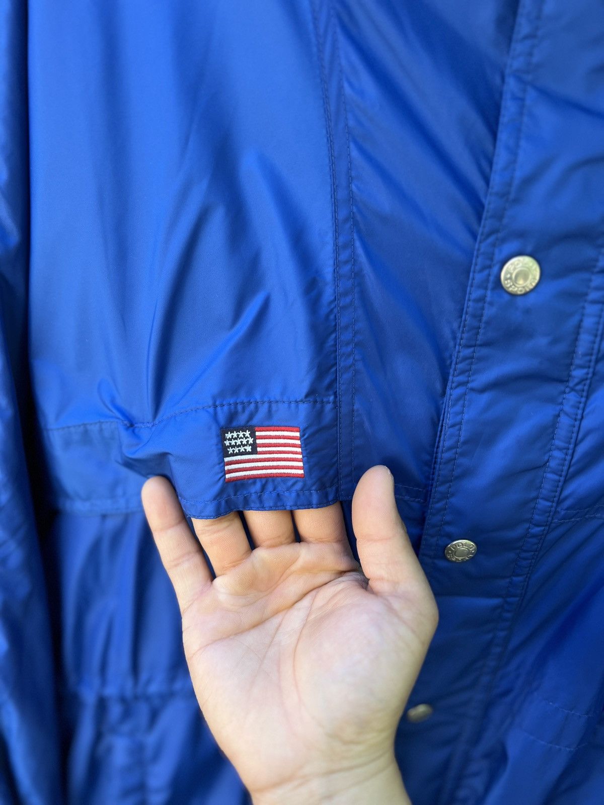 Polo Ralph Lauren Hard 1990’s Polo Sport Hooded Windbreaker Size US M / EU 48-50 / 2 - 4 Thumbnail